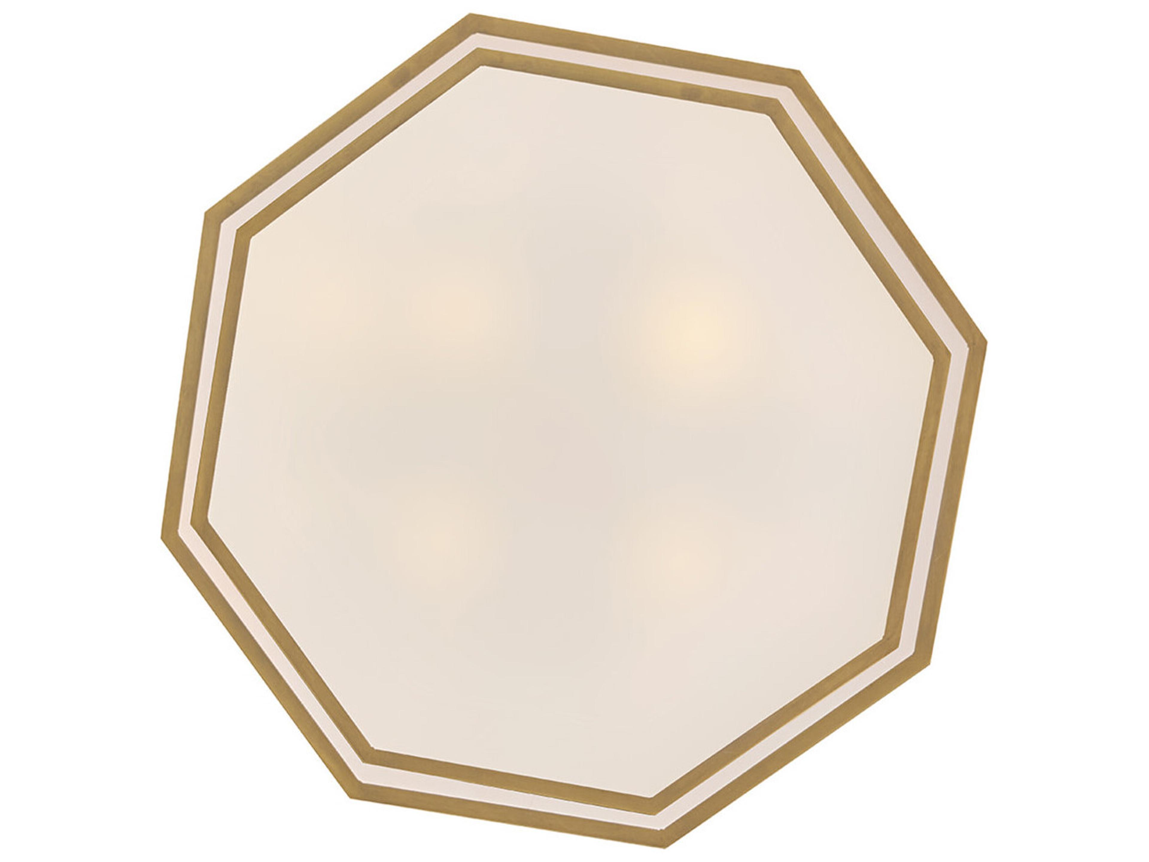 Hinkley Facet 12-Light Heritage Brass Geometric Tiered Chandelier