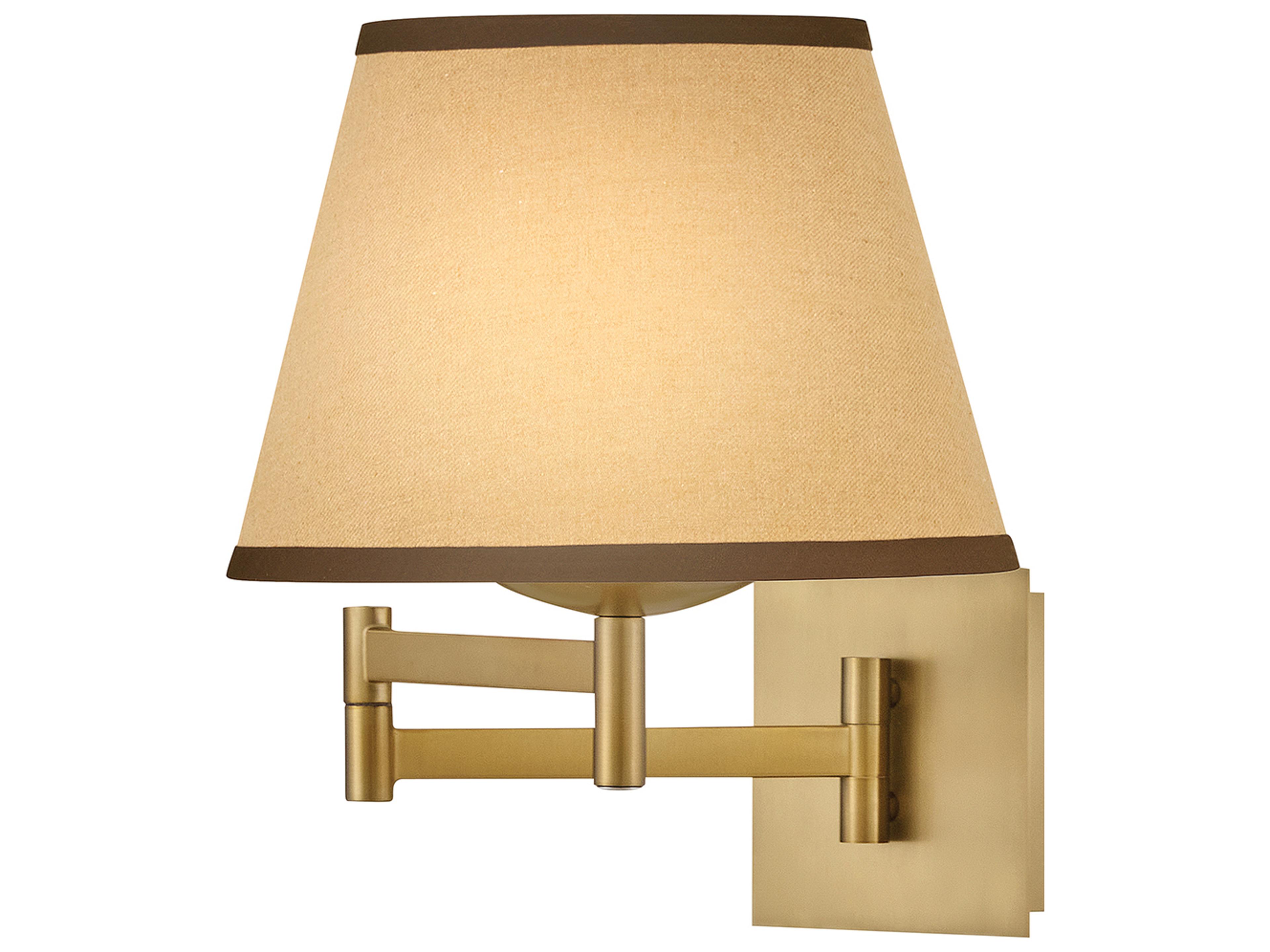 Sonia 1-Light Lacquered Brass Swing Wall Sconce