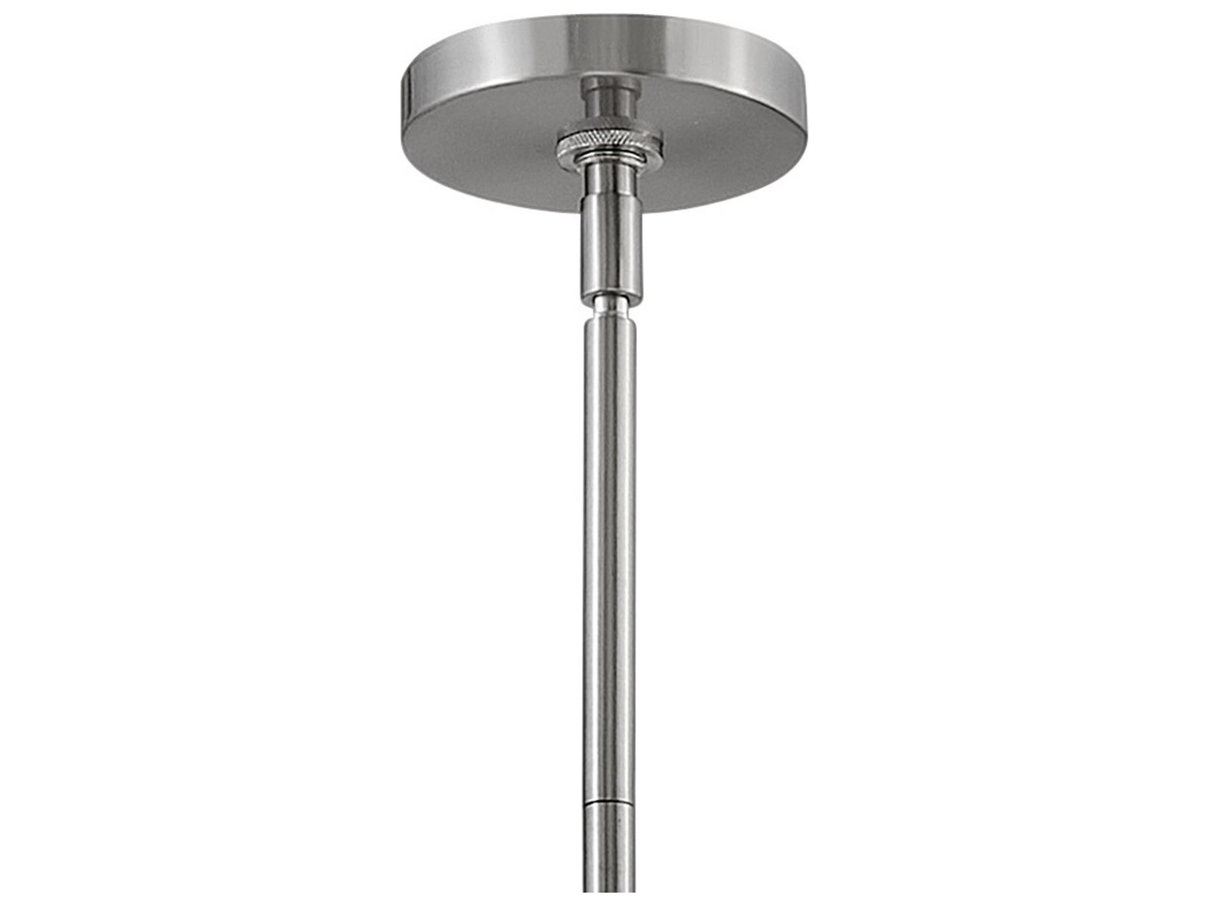 Hinkley Archer 6-Light Brushed Nickel Candelabra Sputnik Chandelier