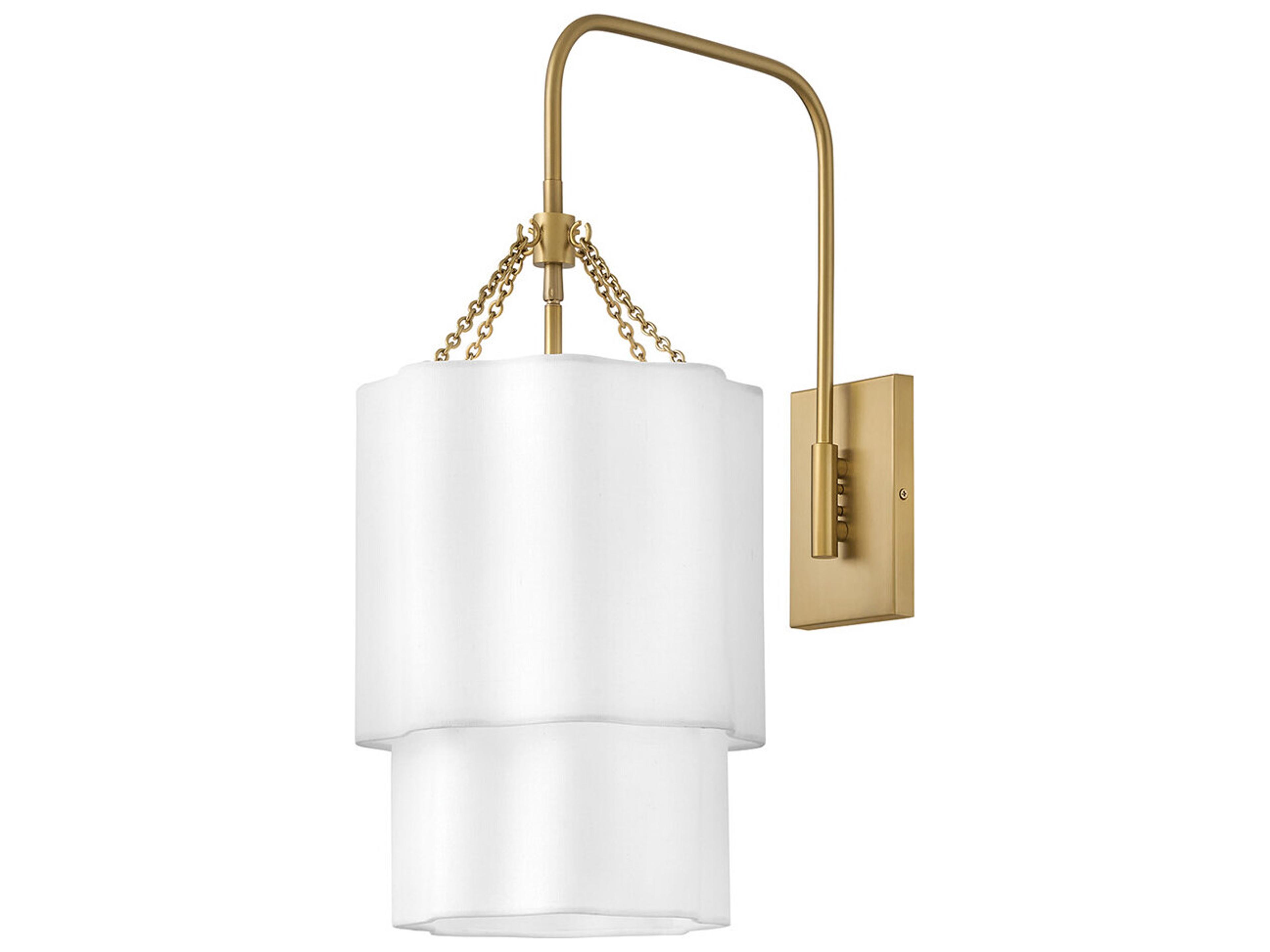 Hinkley Gwen 1-Light Lacquered Brass Wall Sconce