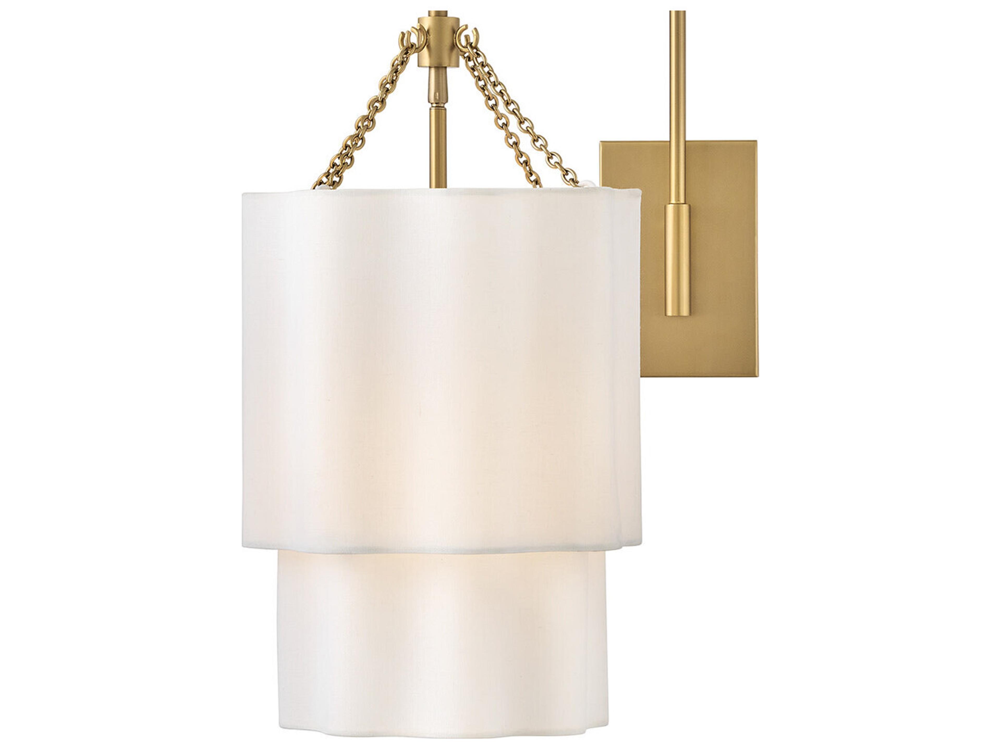 Hinkley Gwen 1-Light Lacquered Brass Wall Sconce