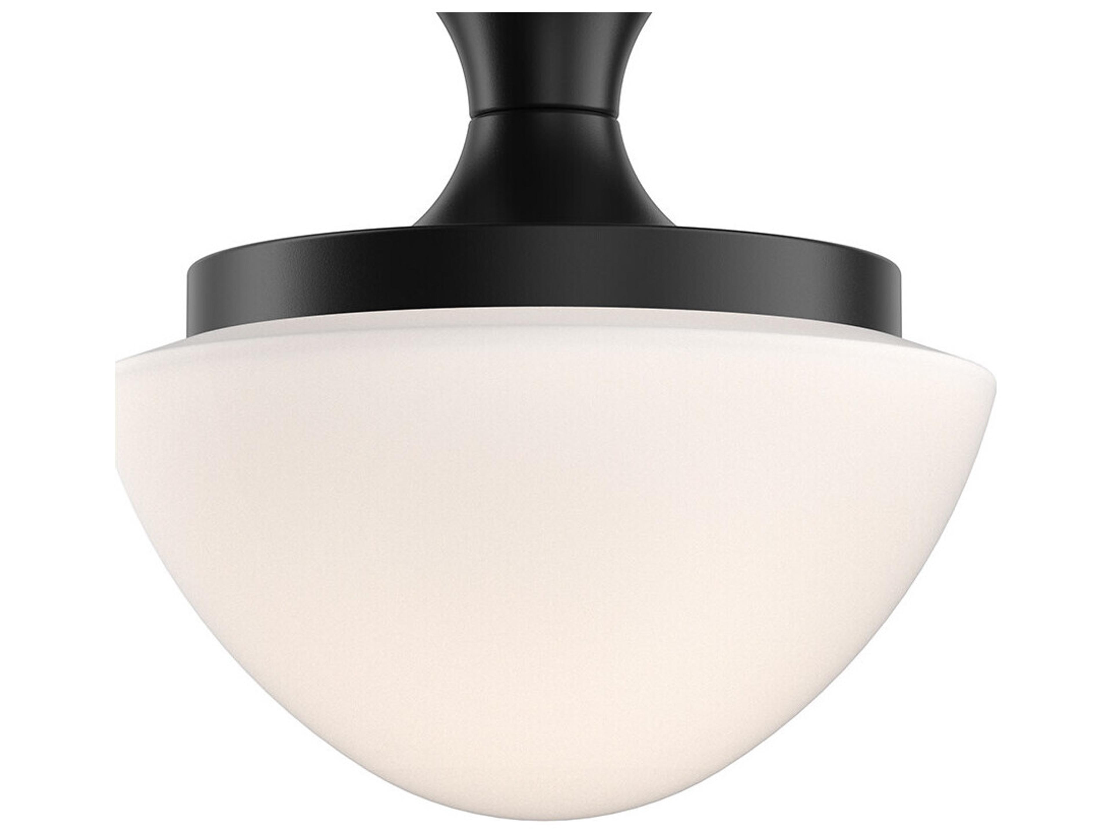 Hinkley Knox 1-Light Black Semi Flush Mount