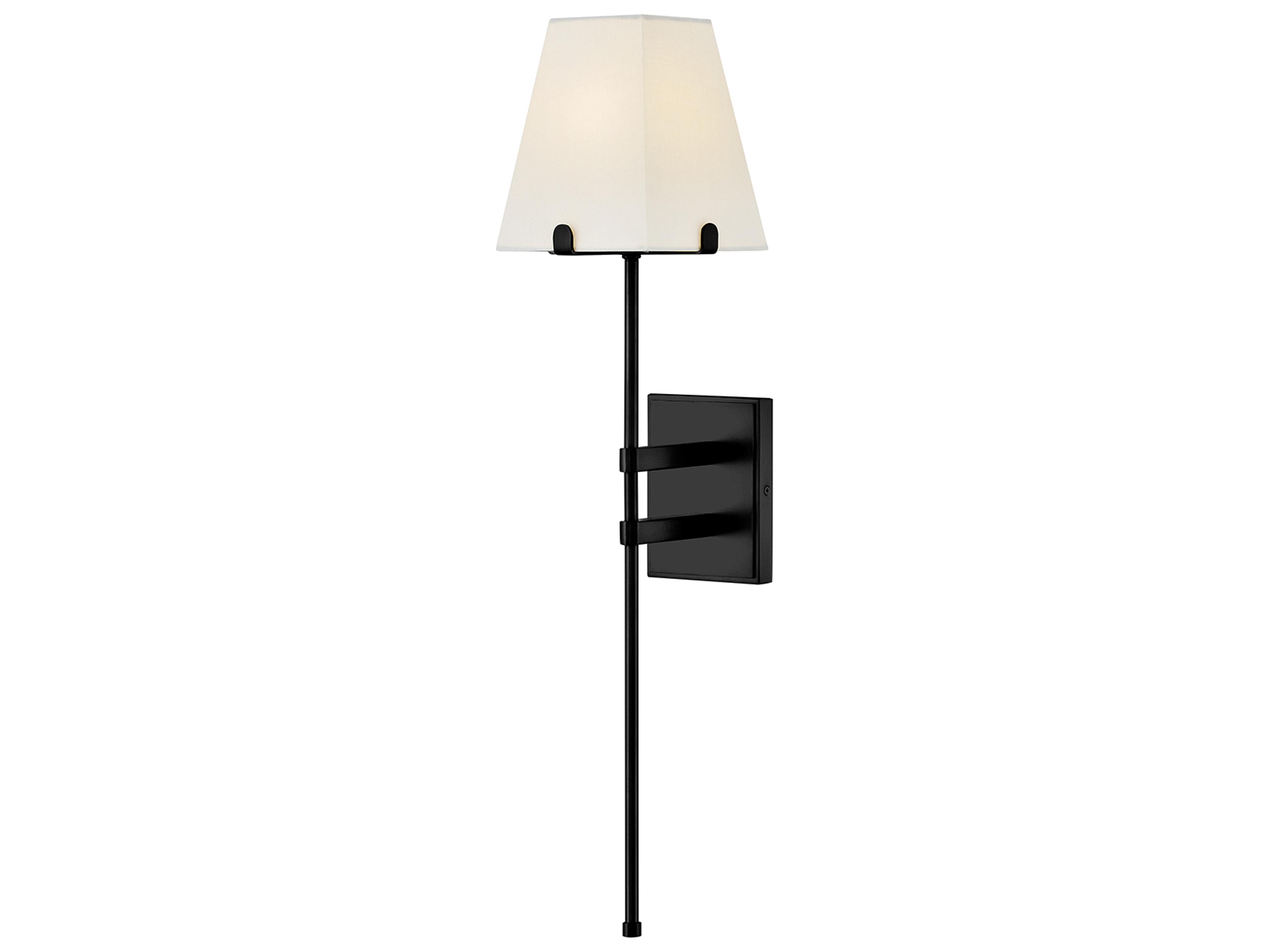 Benton 1-Light Black Wall Sconce