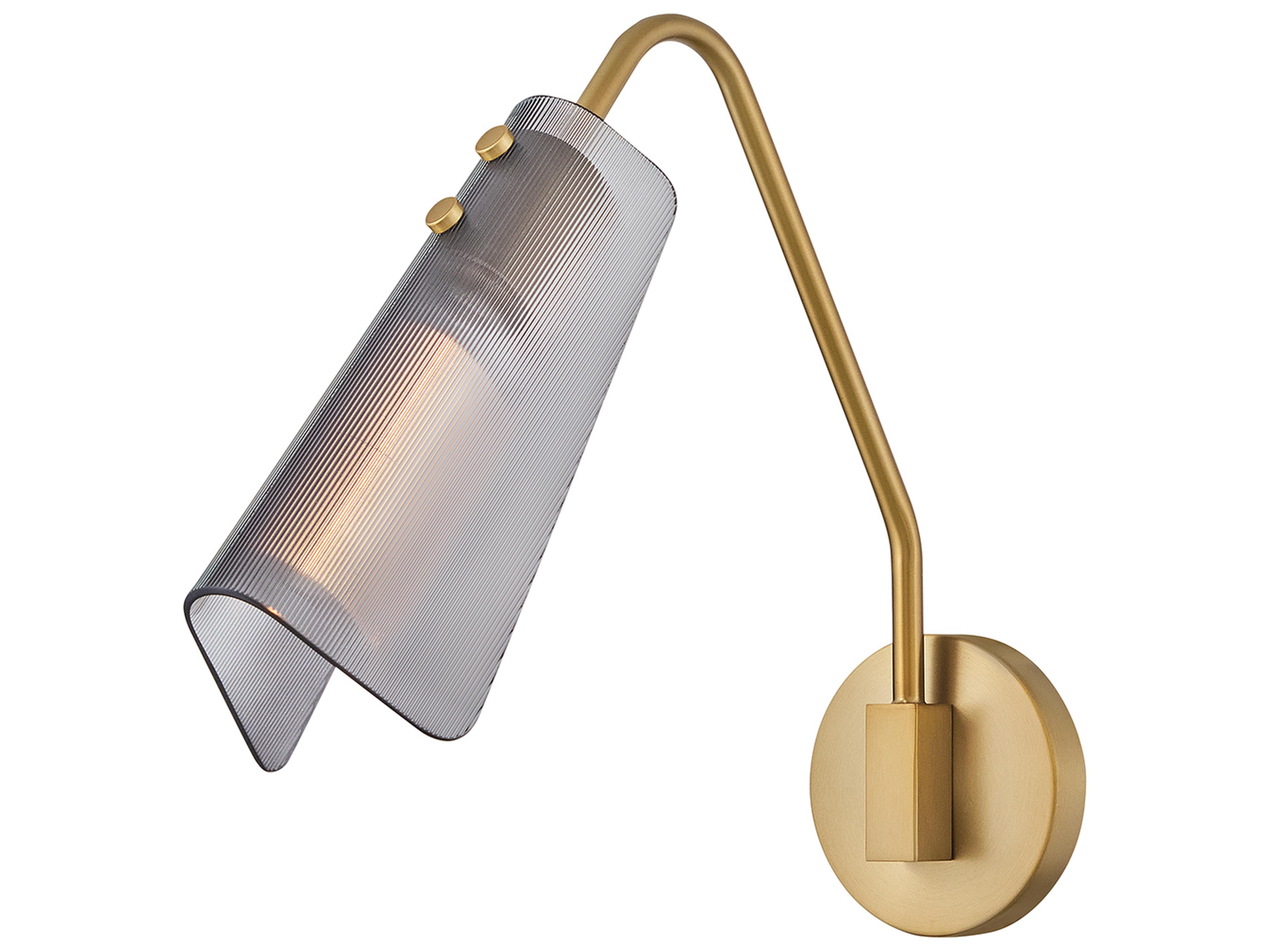 Altman 1-Light Lacquered Brass Swing Wall Sconce