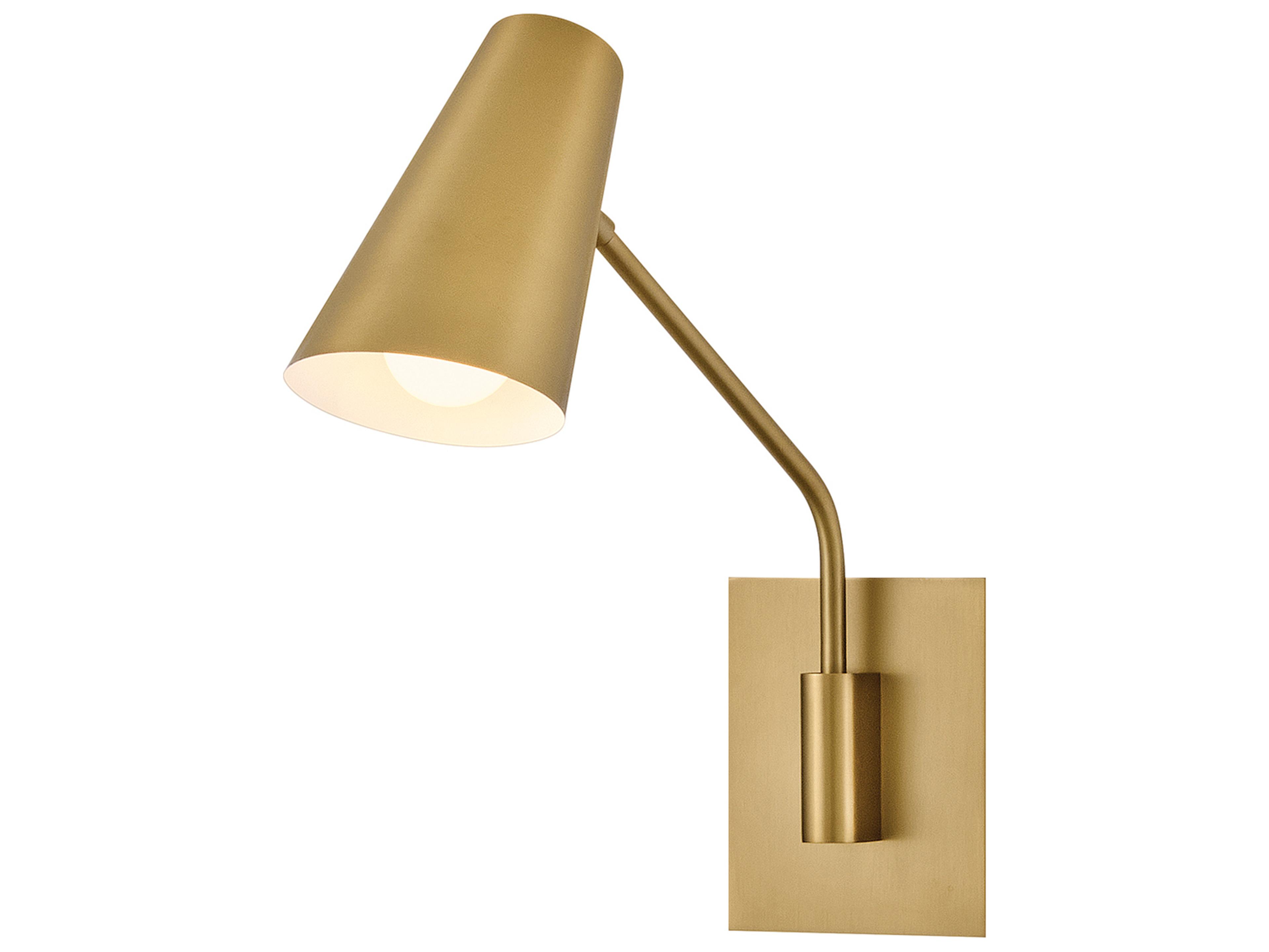 Bray 1-Light Lacquered Brass Swing Wall Sconce