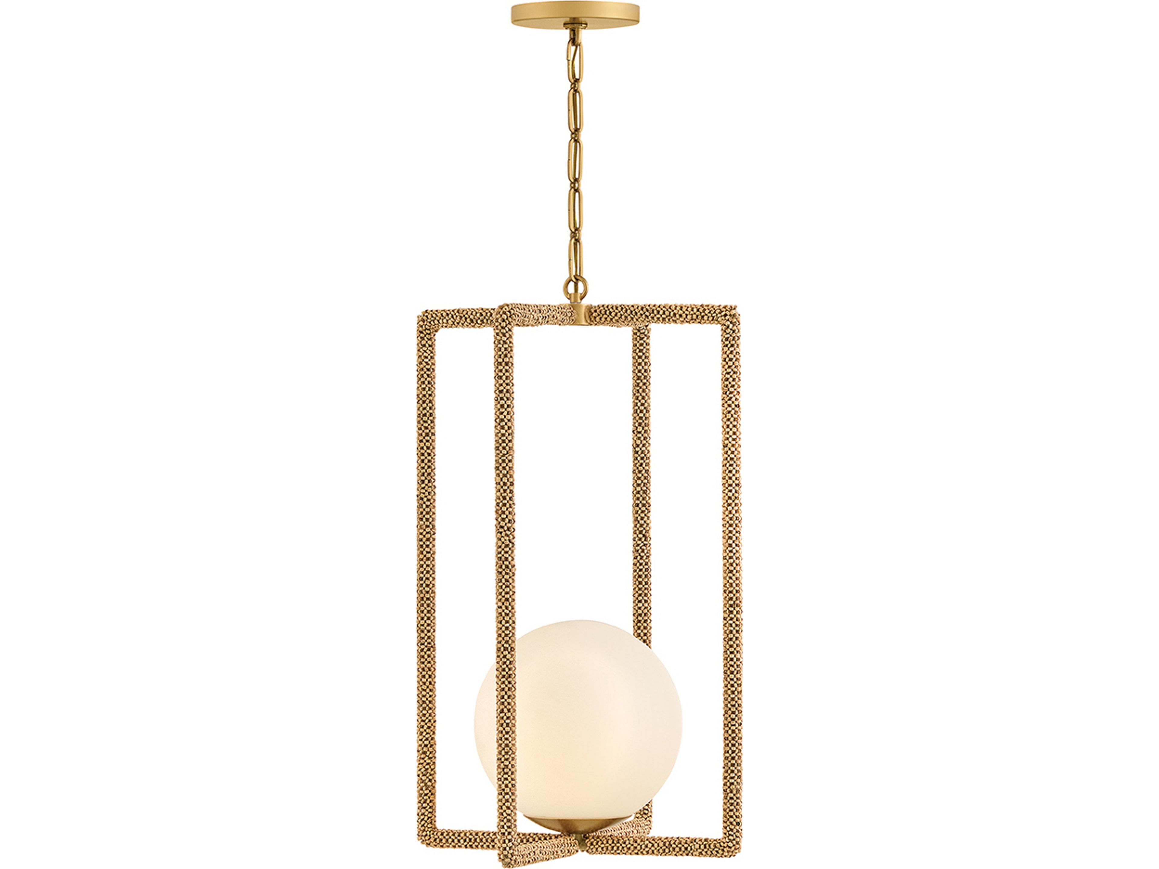 Keona 1-Light Deluxe Gold Globe Pendant