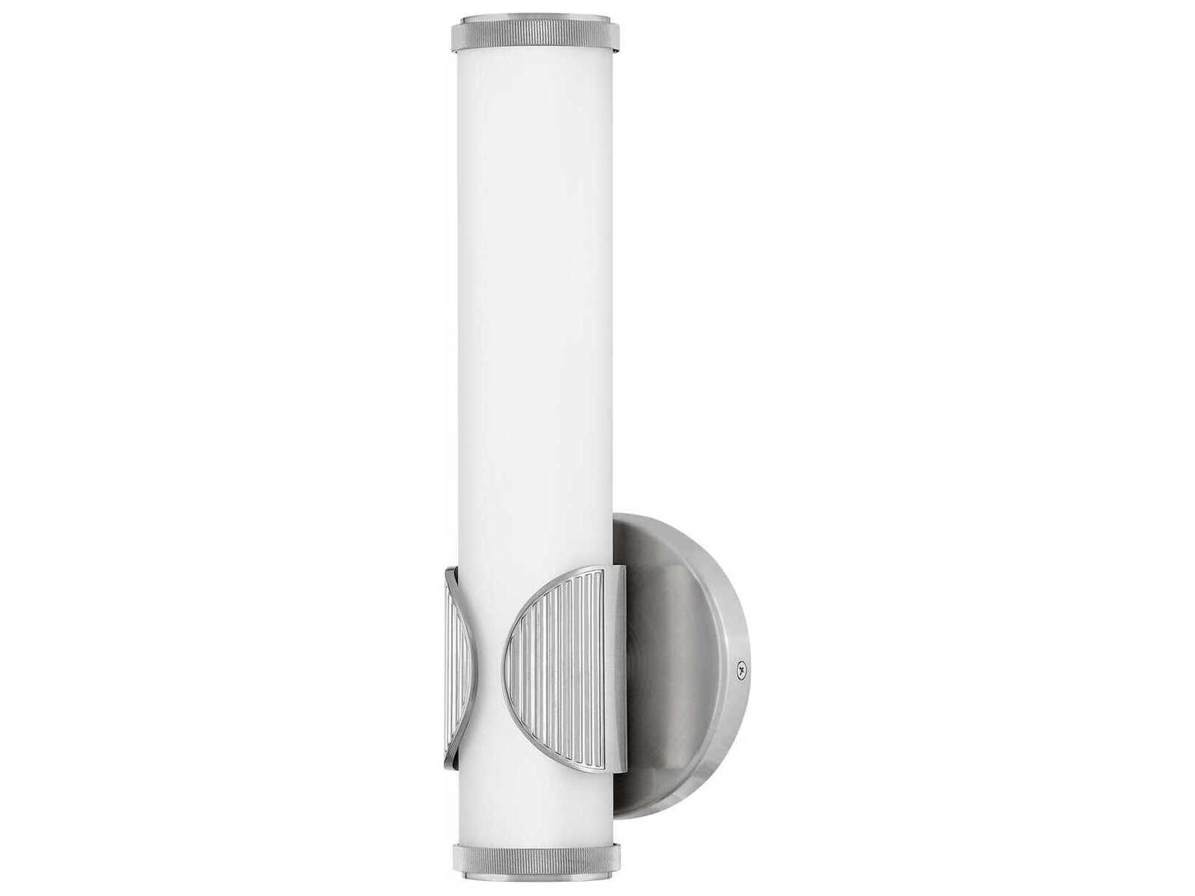 Femi Brushed Nickel Glass LED Wall Sconce