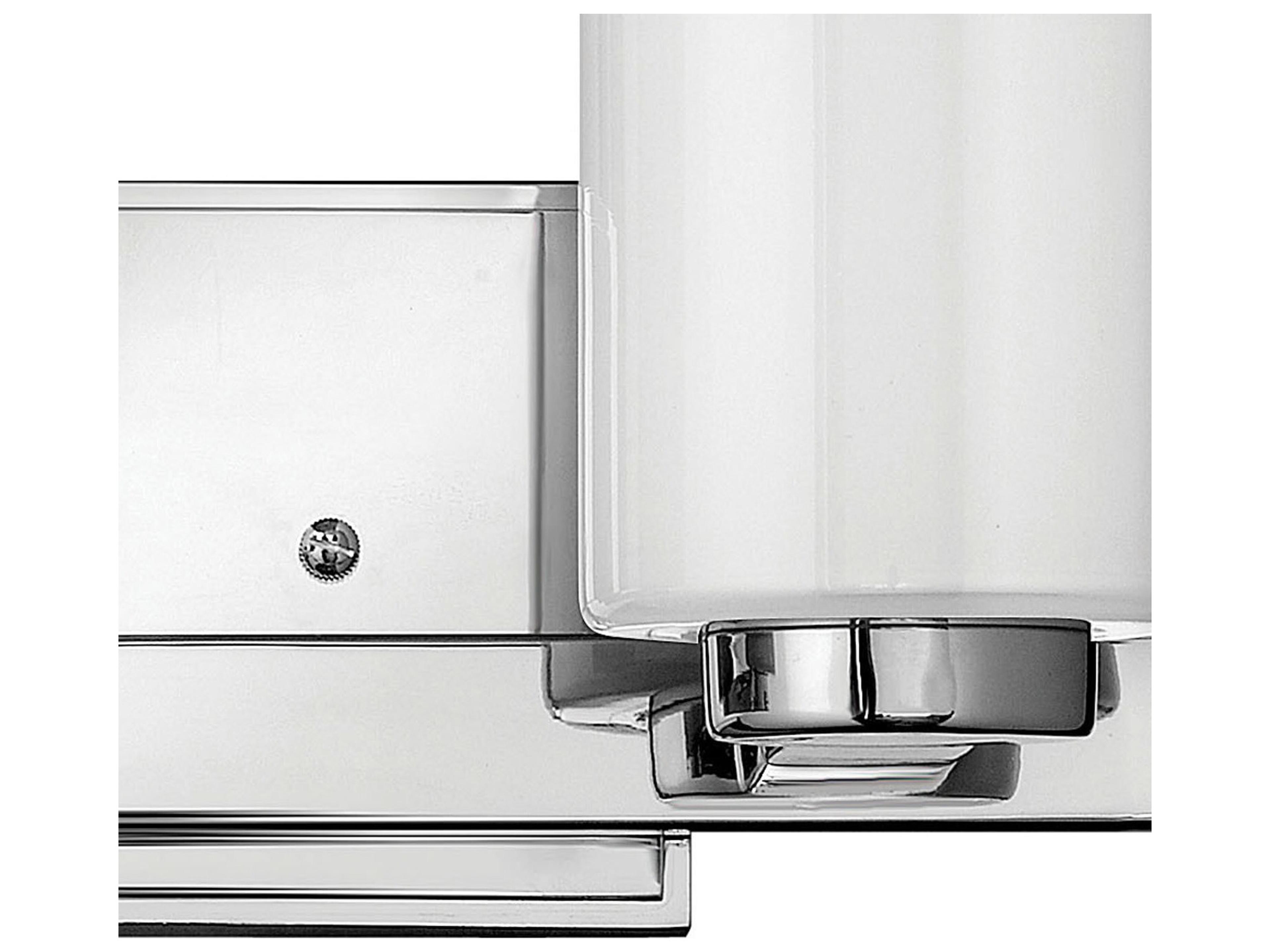 Hinkley Miley 2-Light Chrome Glass Vanity Light