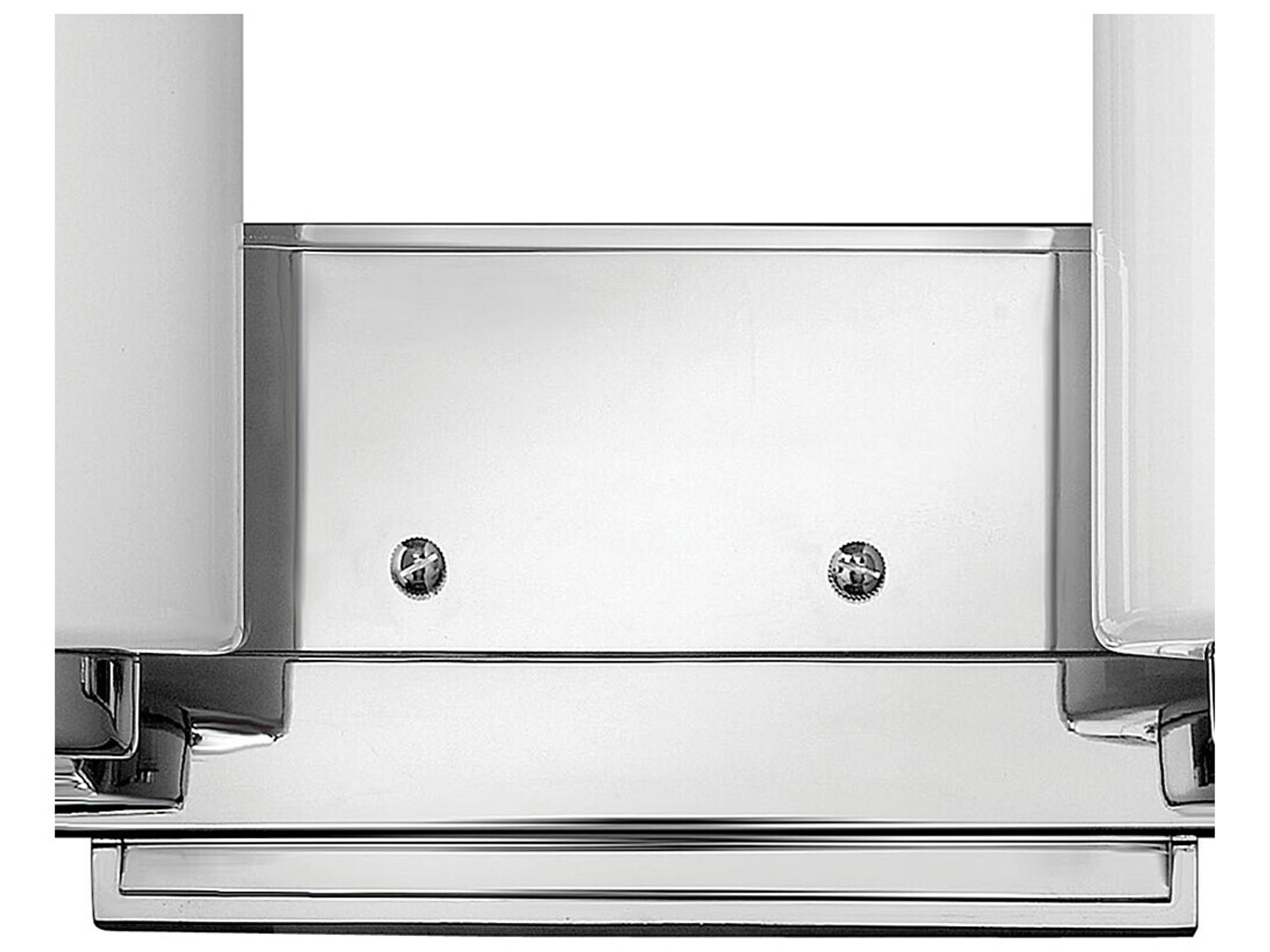 Hinkley Miley 2-Light Chrome Glass Vanity Light