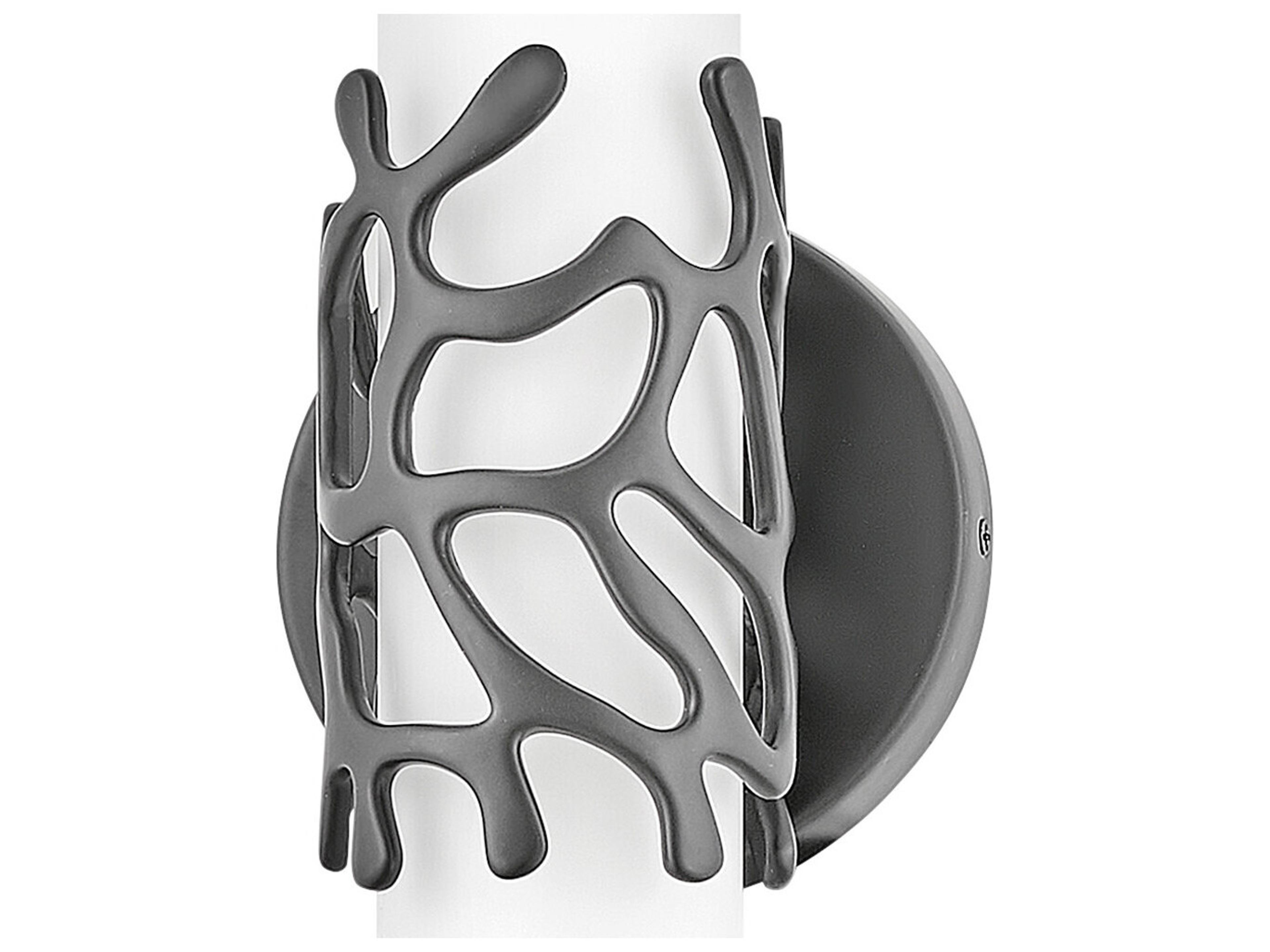 Hinkley Lyra Black Glass LED Wall Sconce