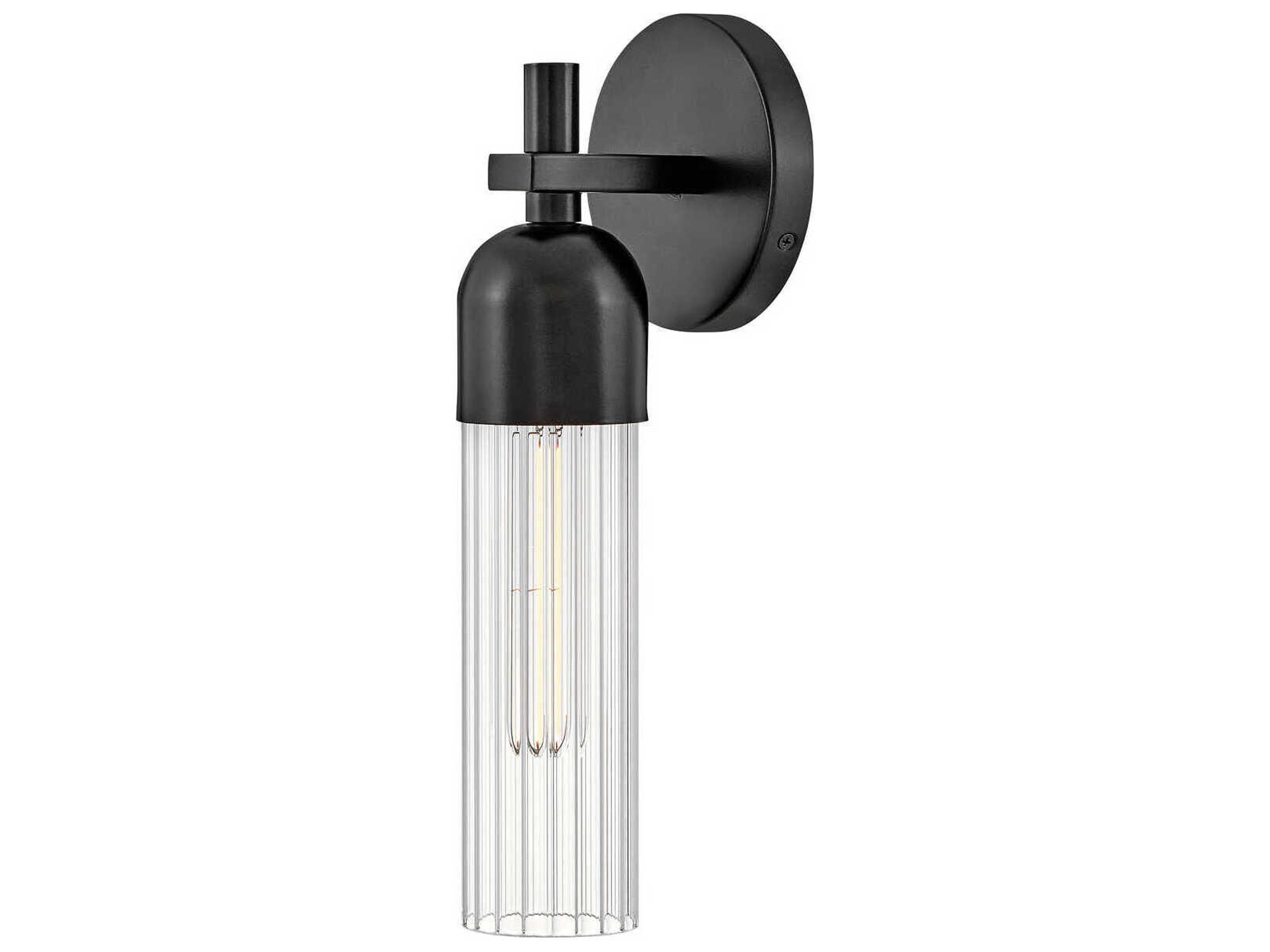 Soren 1-Light Black Wall Sconce