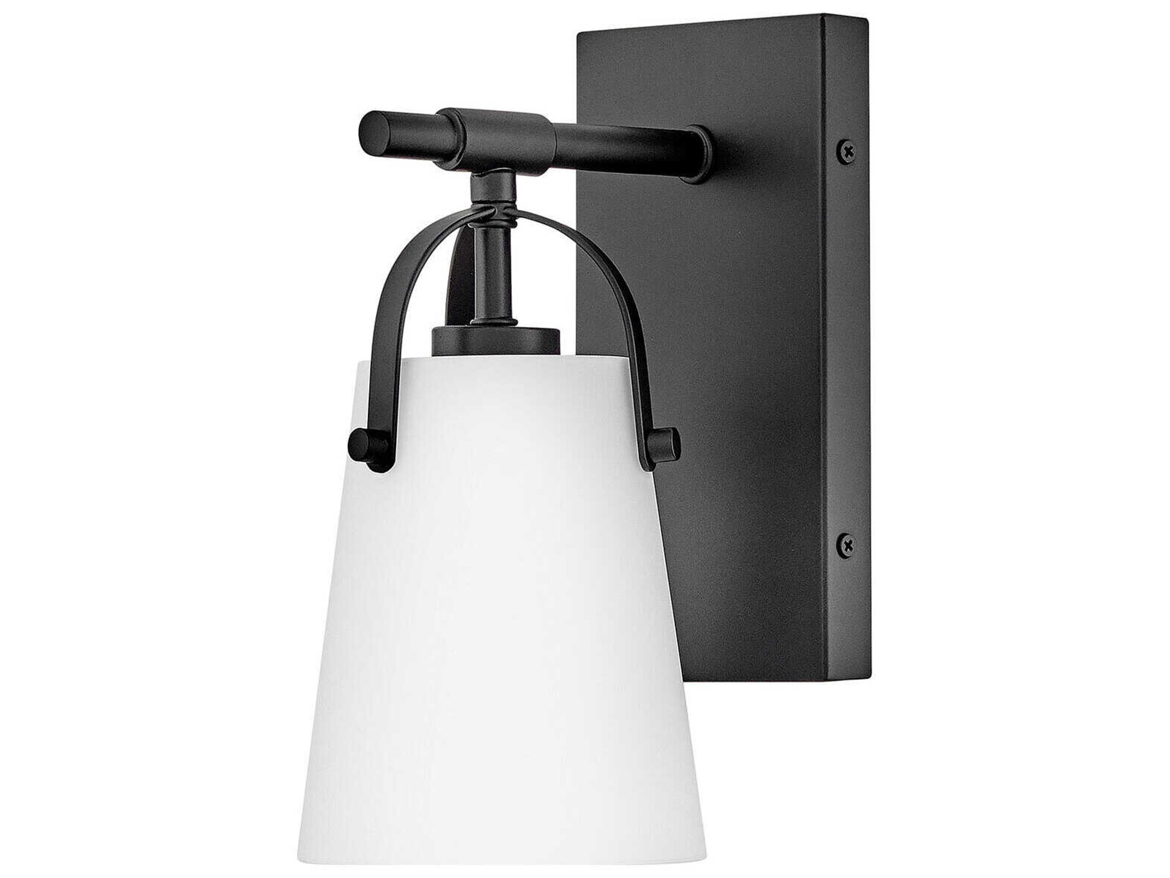 Foster 1-Light Black Wall Sconce