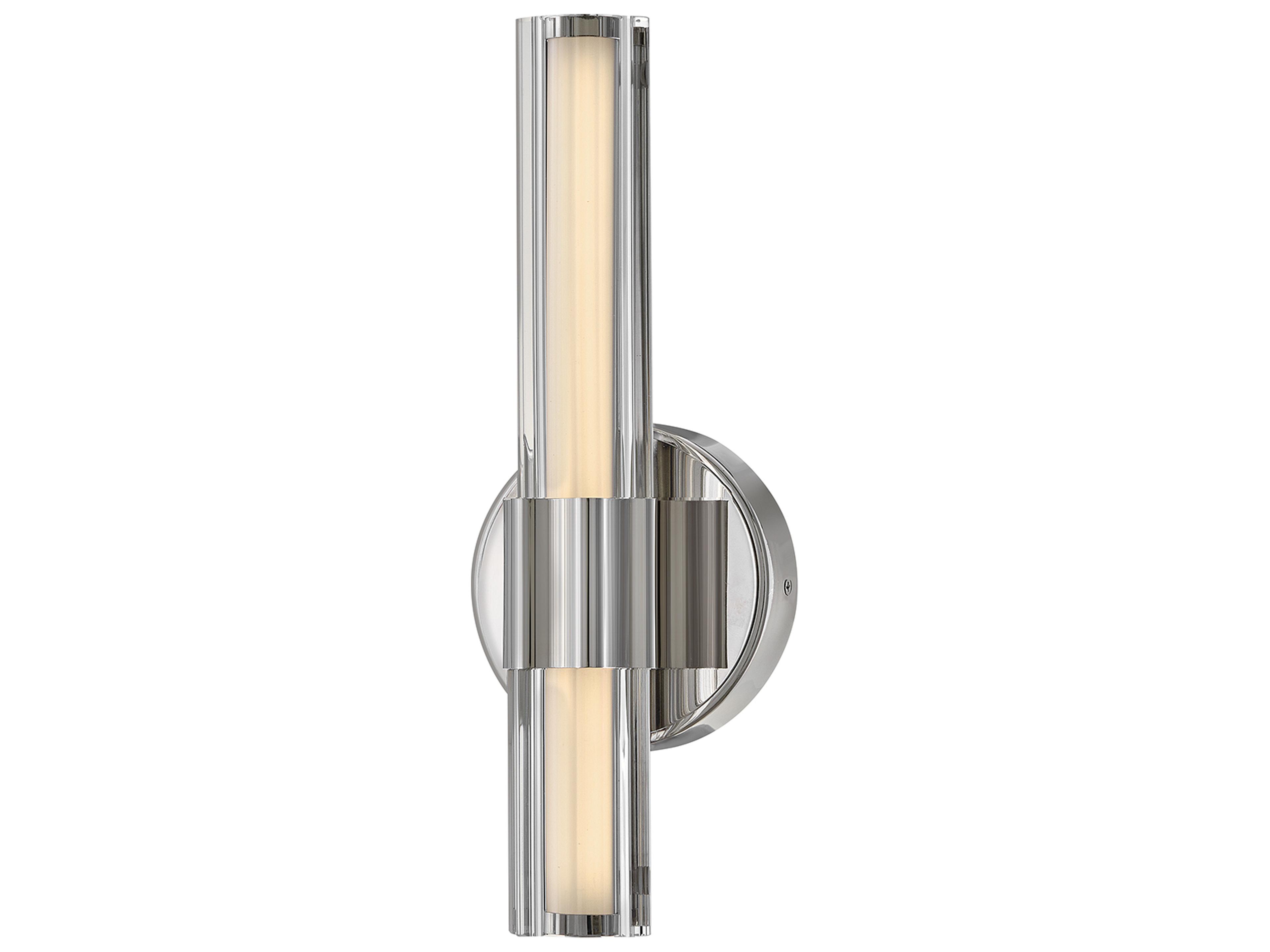 Georgette Polished Nickel Wall Sconce