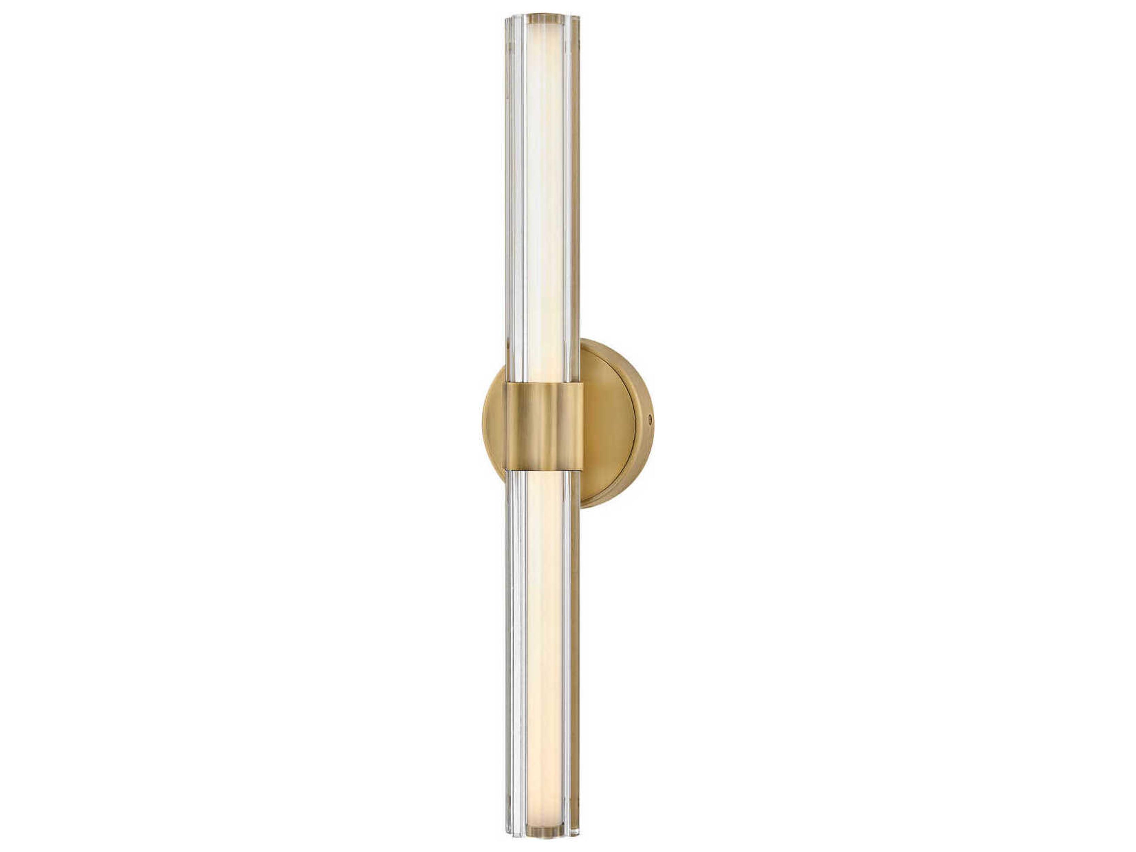 Georgette Lacquered Brass Vanity Light