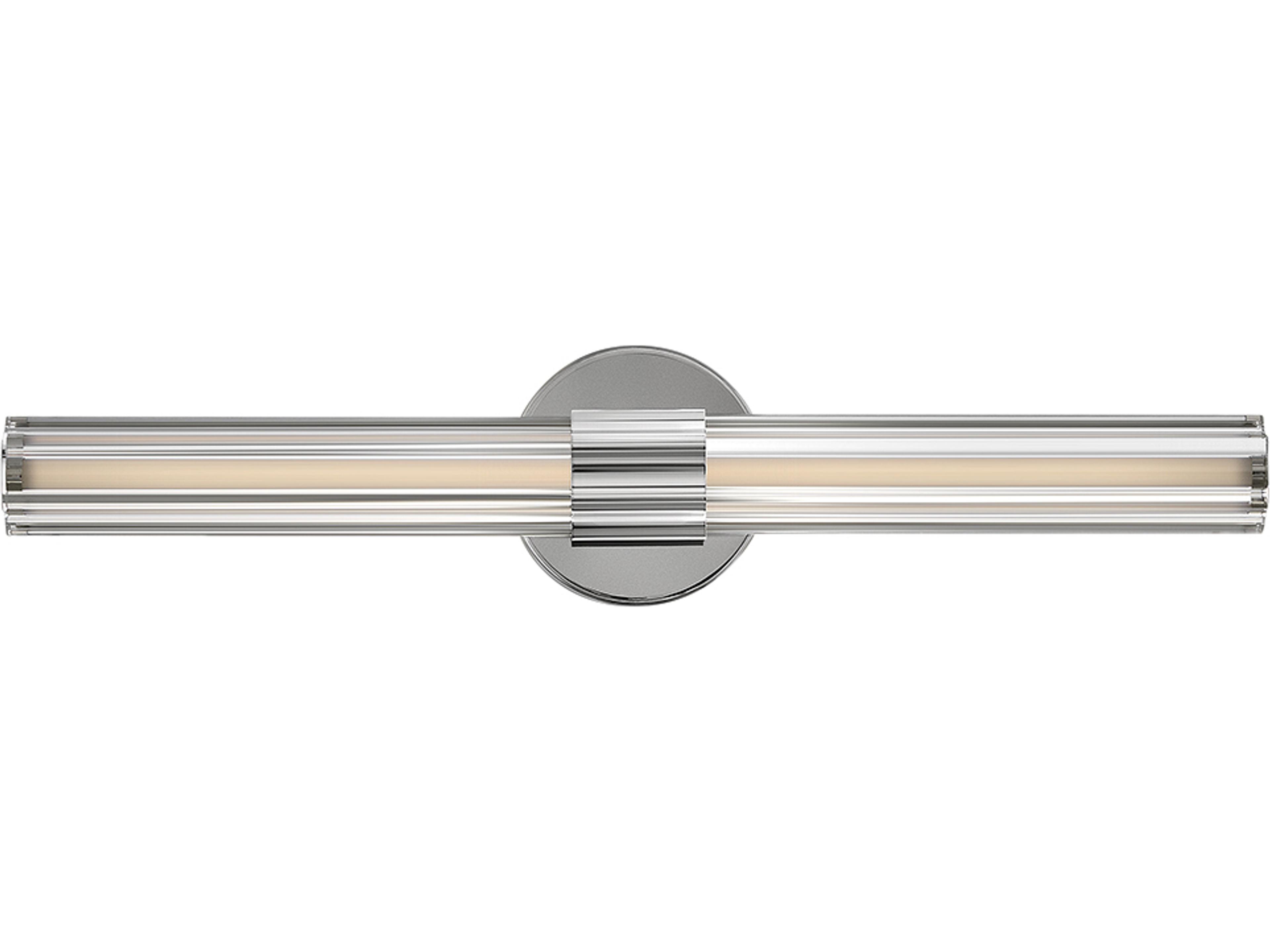 Georgette Polished Nickel Vanity Light