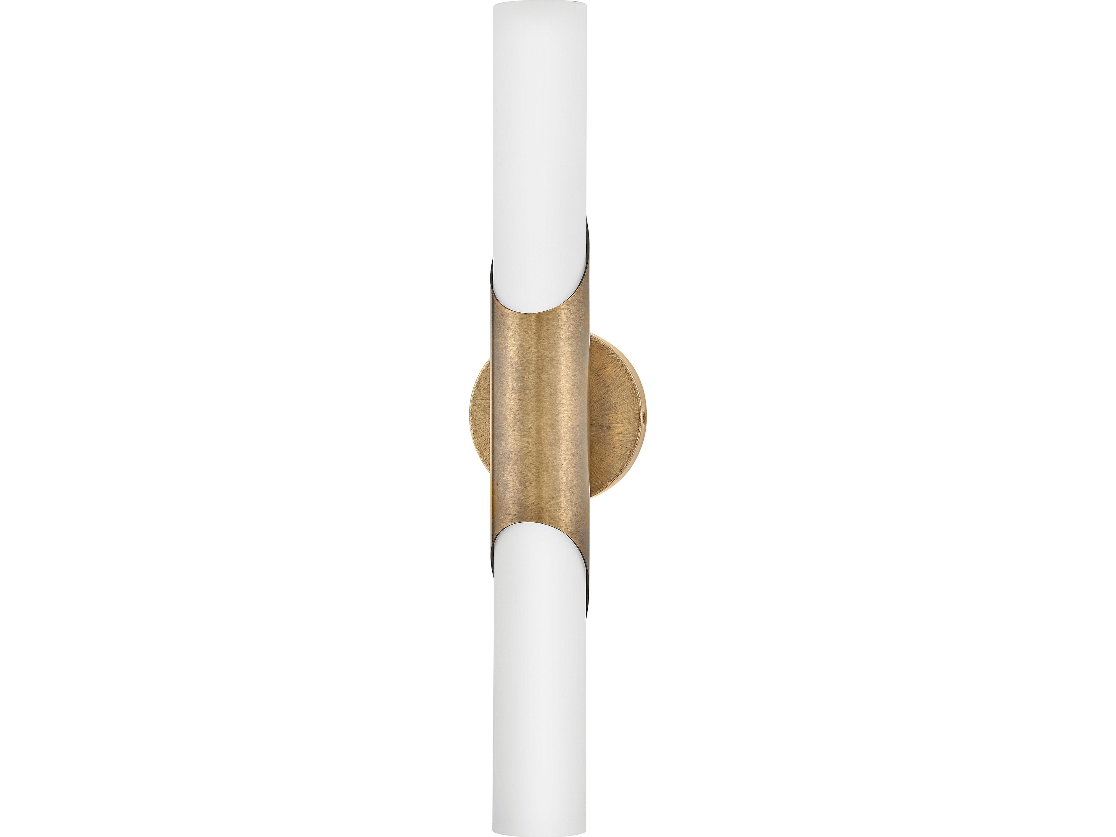 Grace Textured Heritage Brass Vanity Light