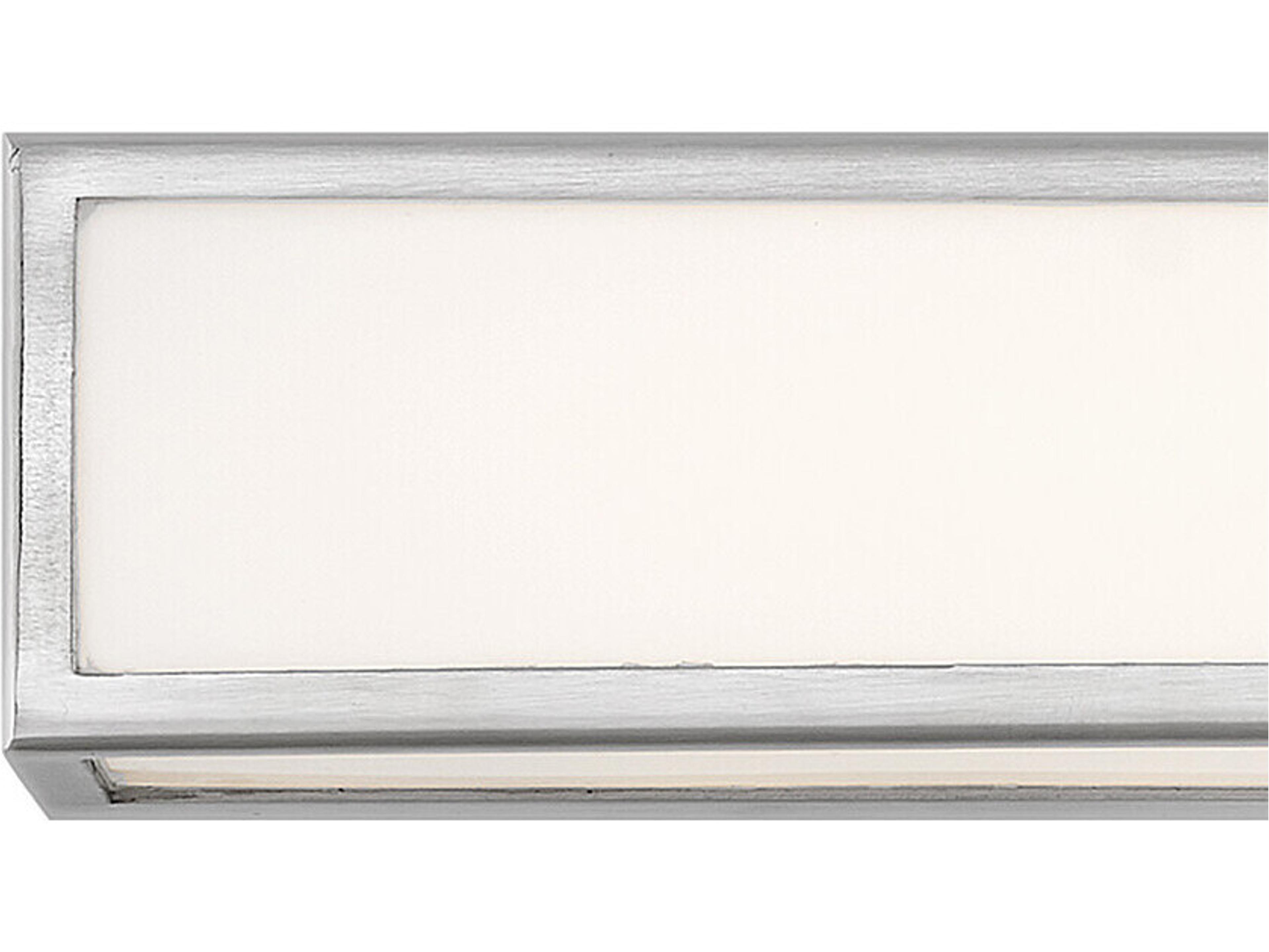 Hinkley Alto Brushed Nickel Glass LED Vanity Light