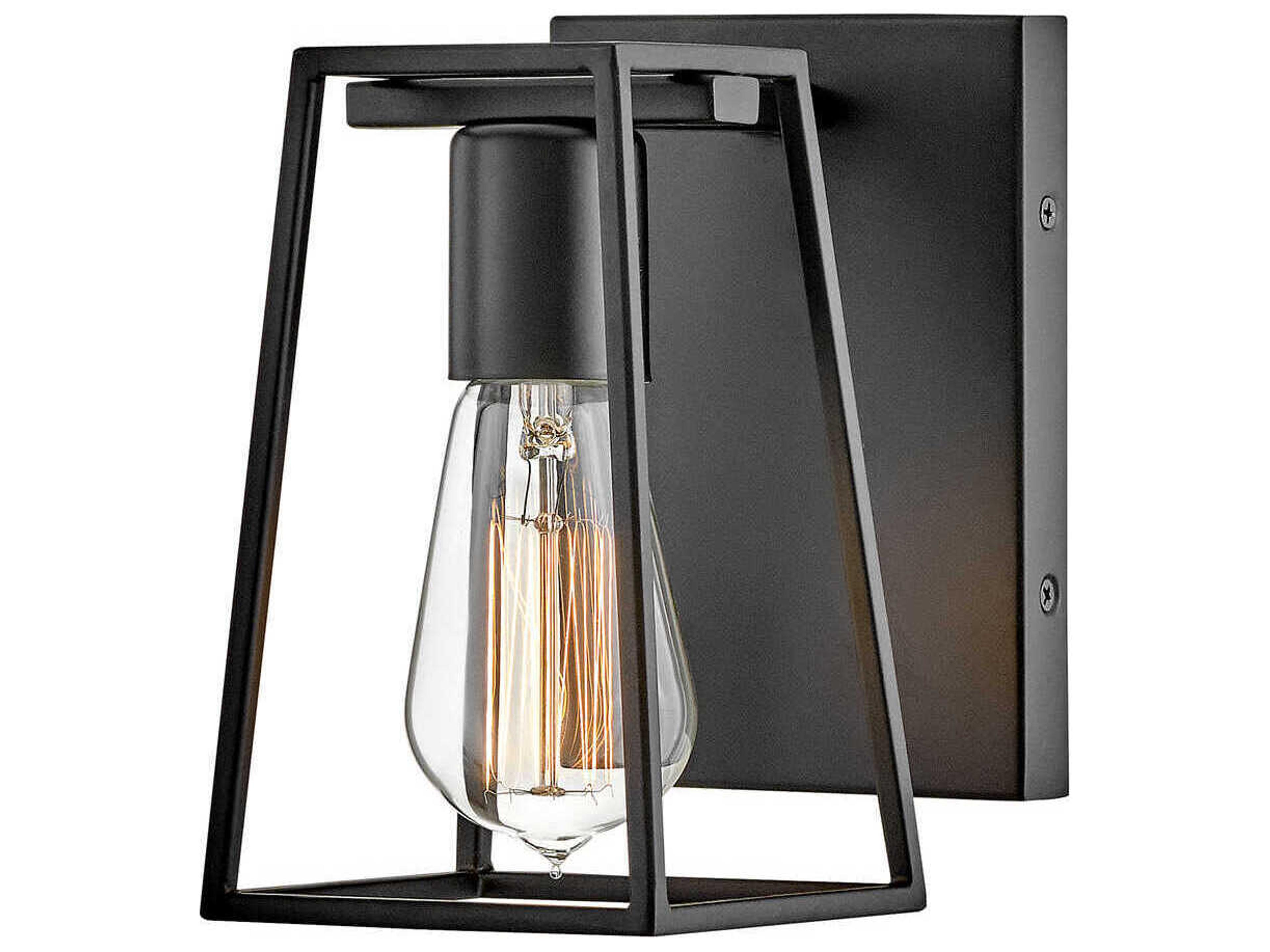 Filmore 1-Light Black LED Wall Sconce