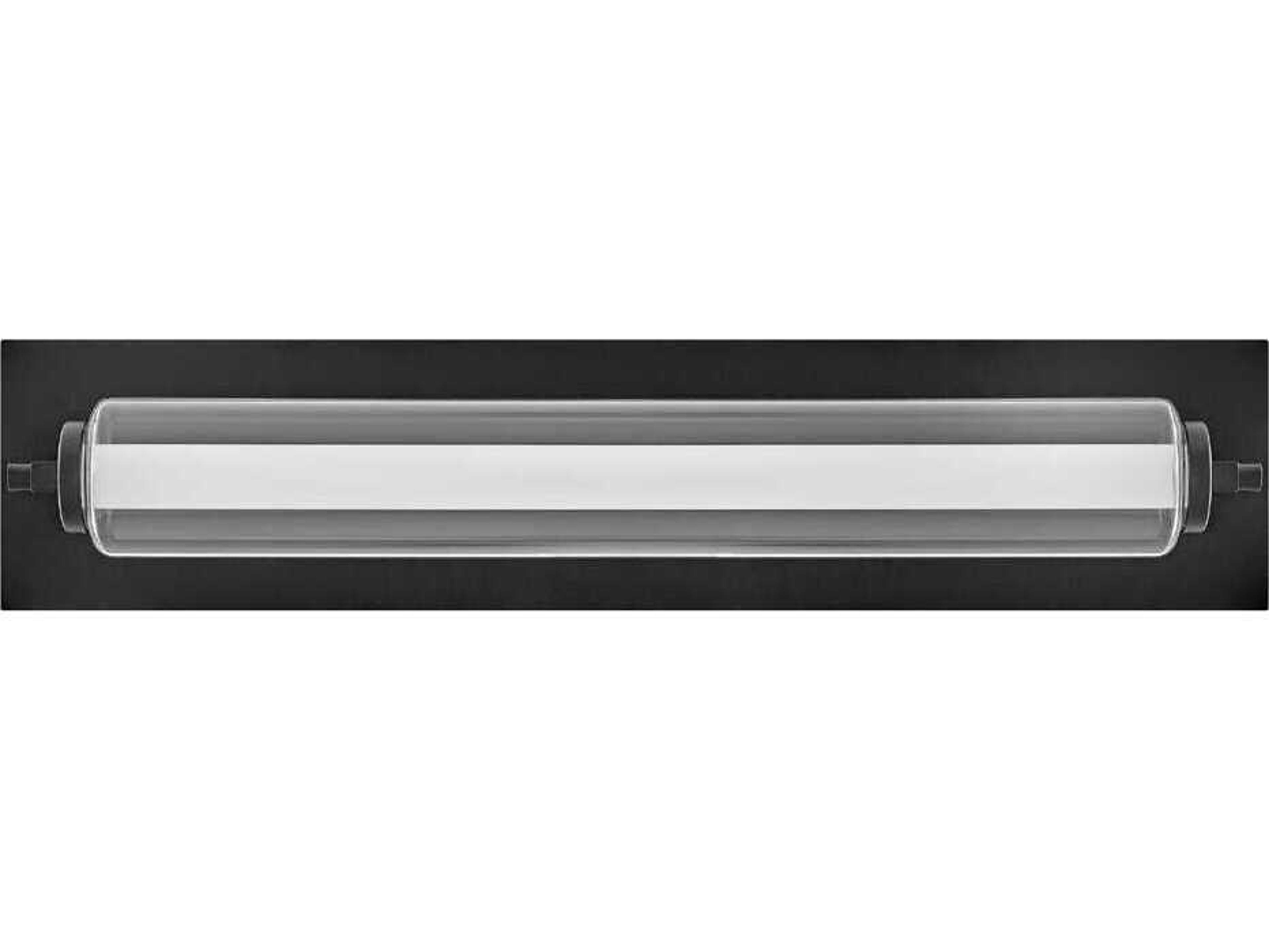 Lucien Black Glass LED Vanity Light