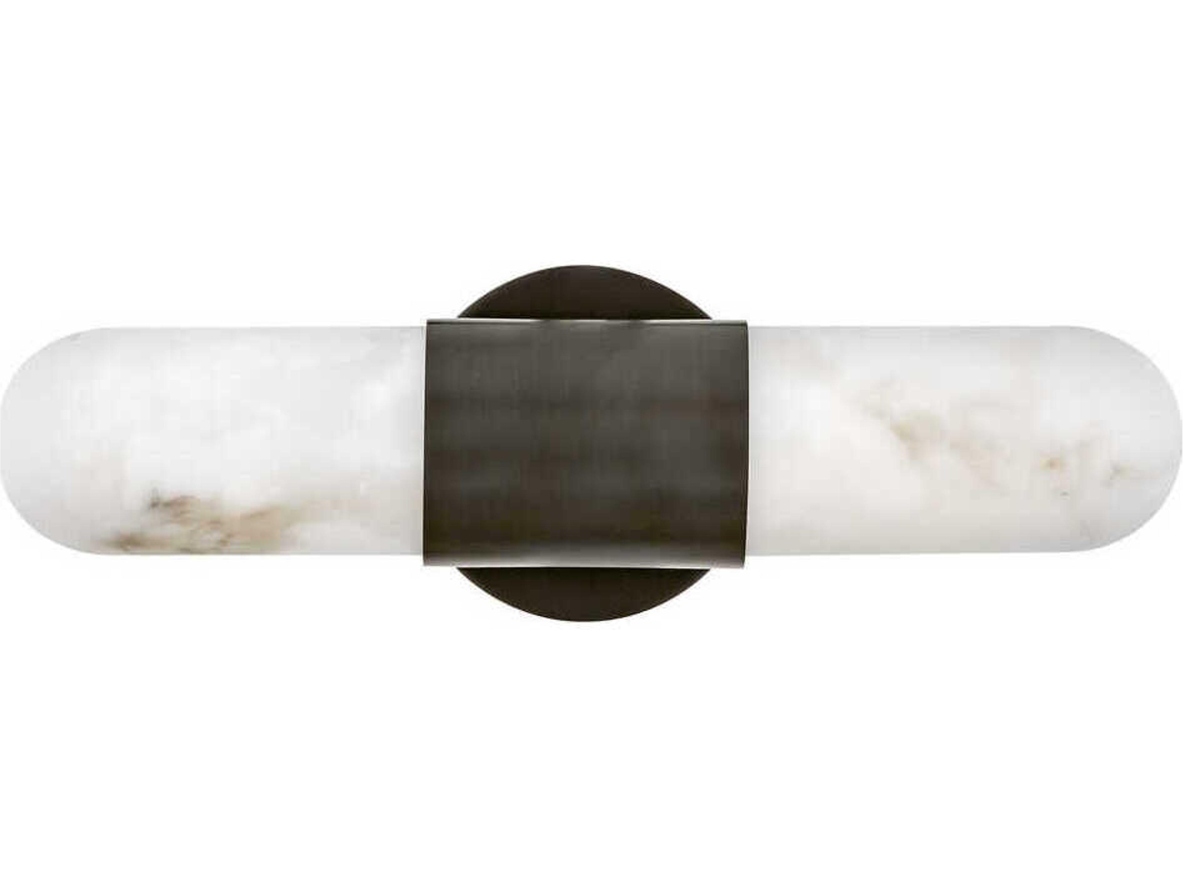 Ibiza Black Oxide Glass LED Vanity Light