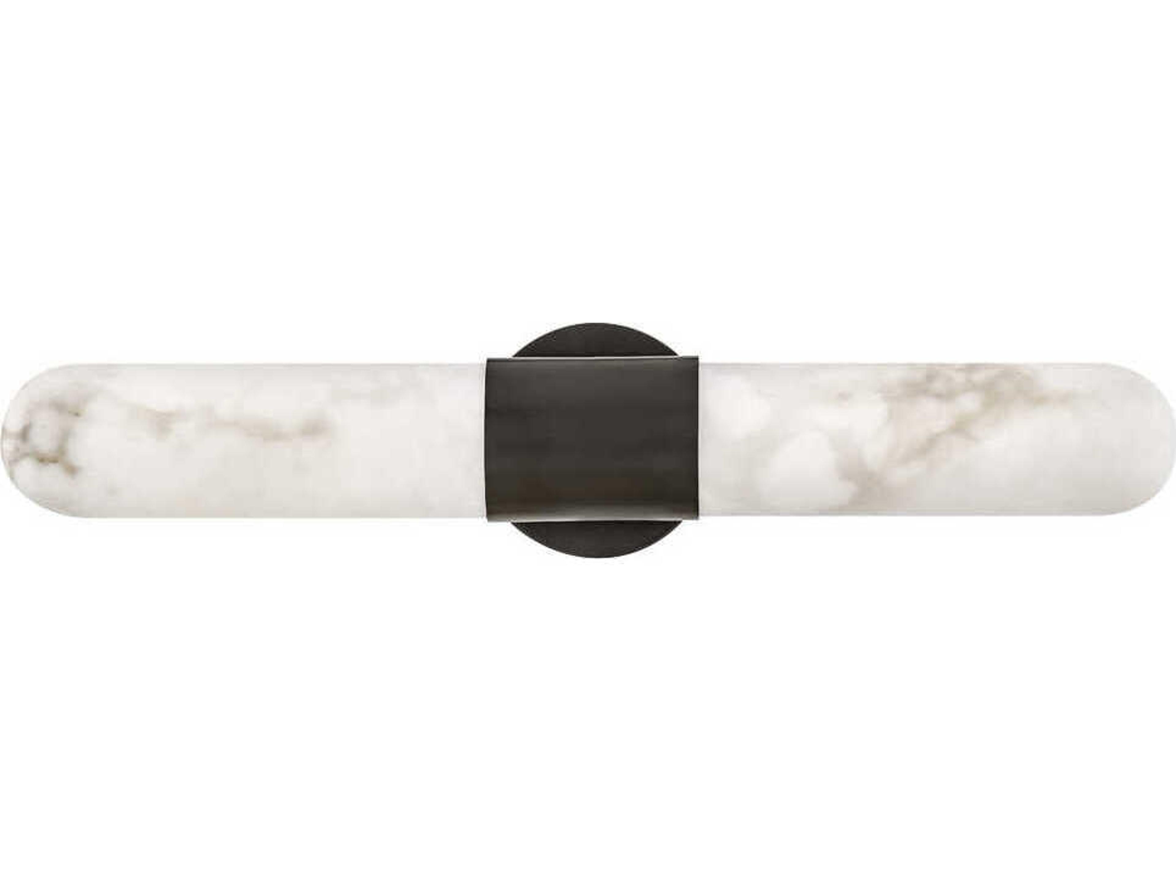 Ibiza Black Oxide Glass Vanity Light