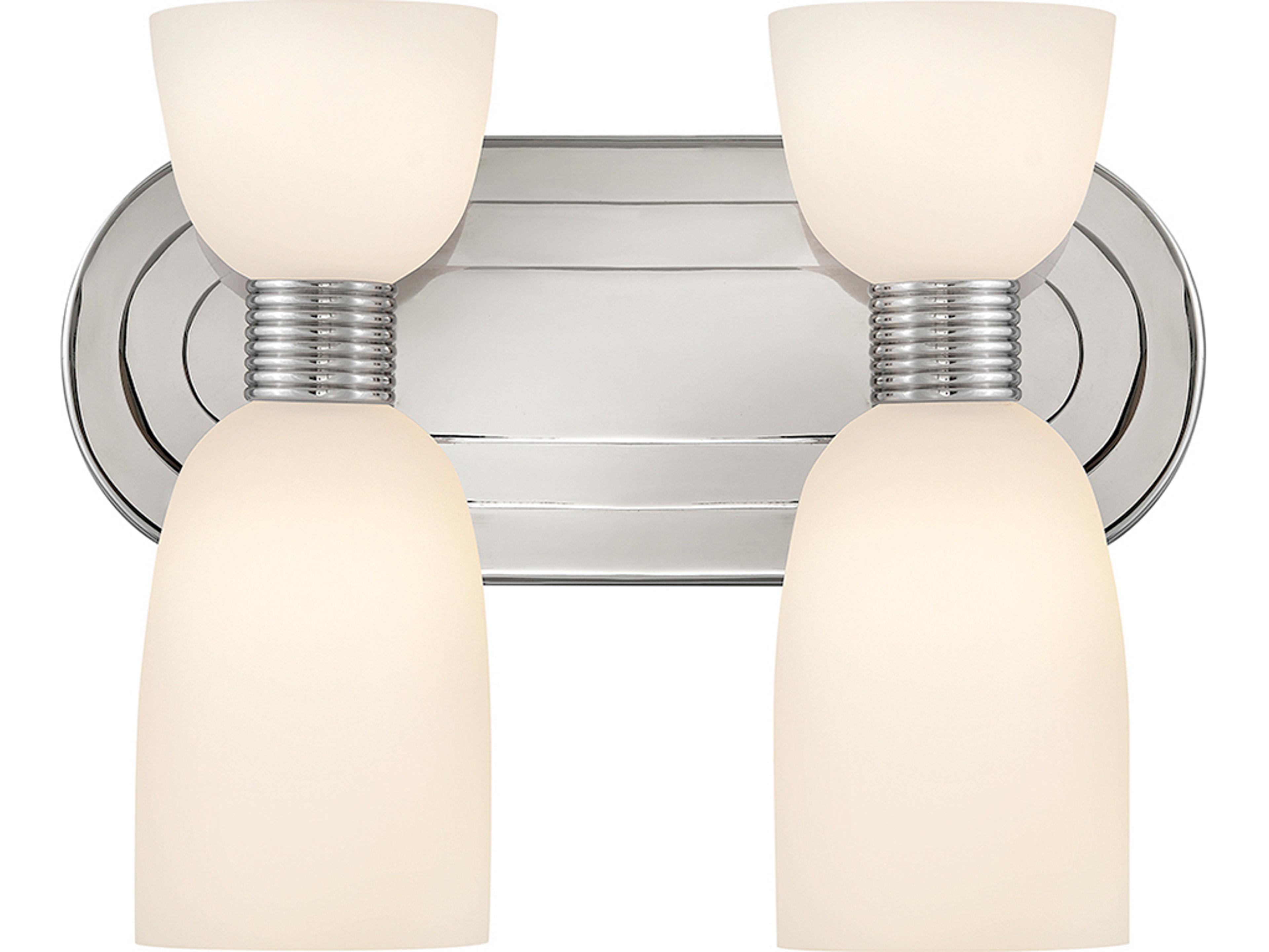 Lisa McDennon 4-Light Polished Nickel Vanity Light