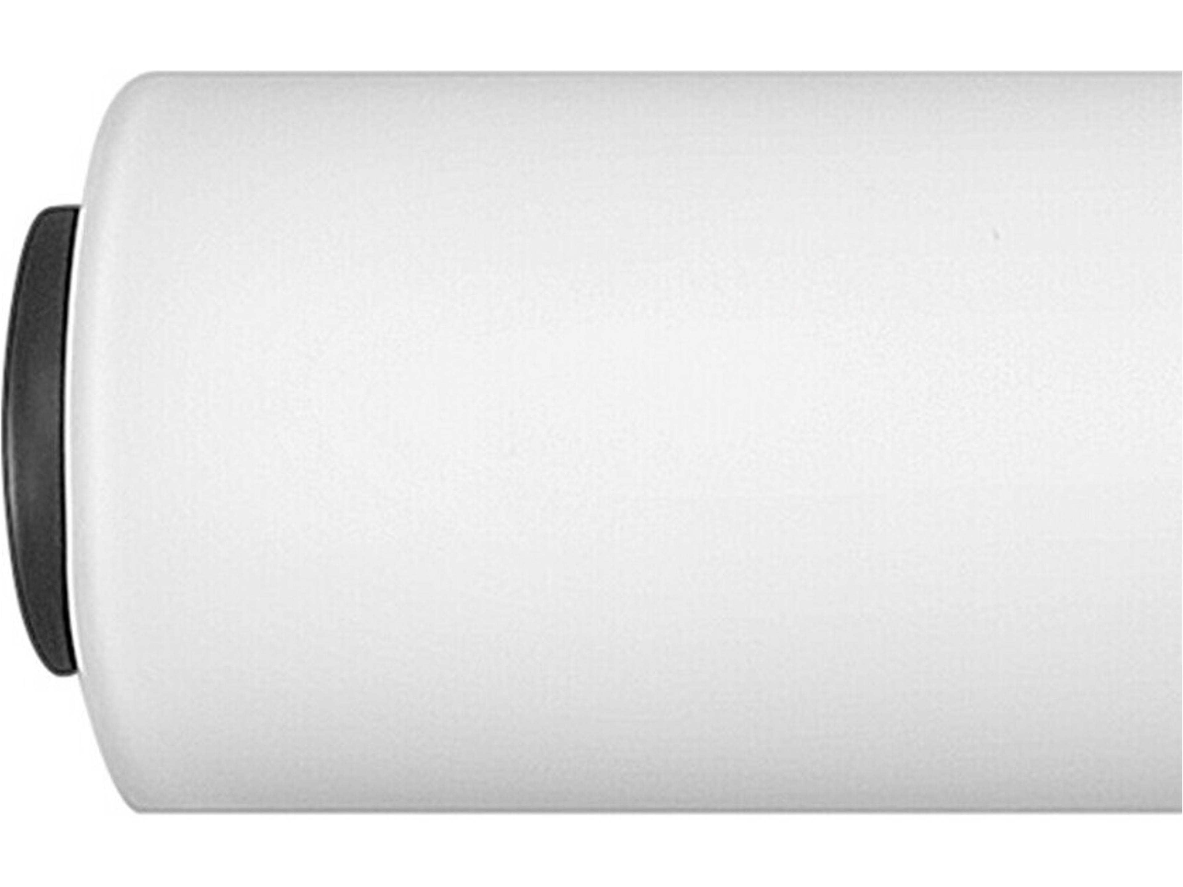 Hinkley Aiden Black White Glass LED Vanity Light