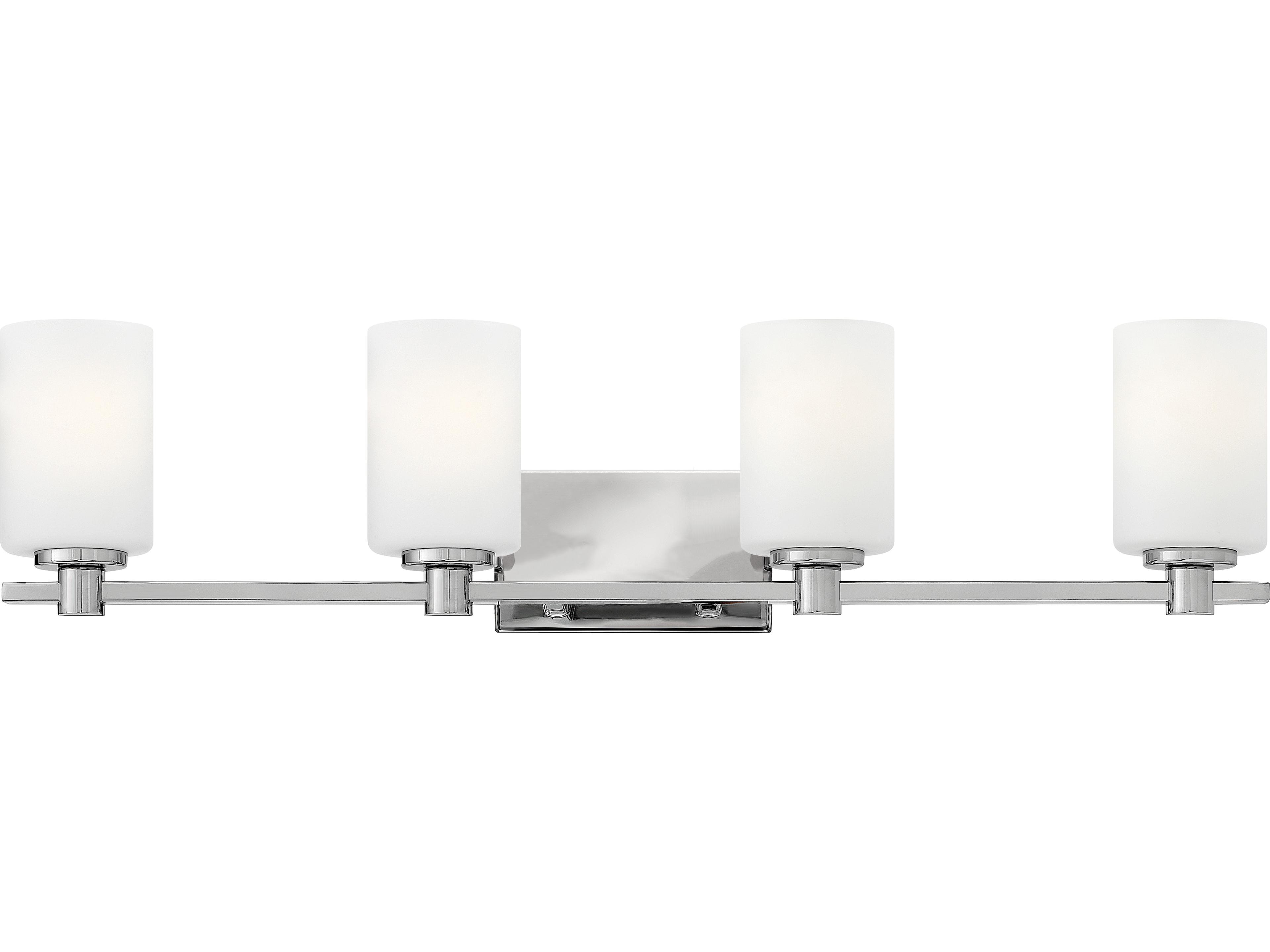 Karlie Chrome Glass Vanity Light