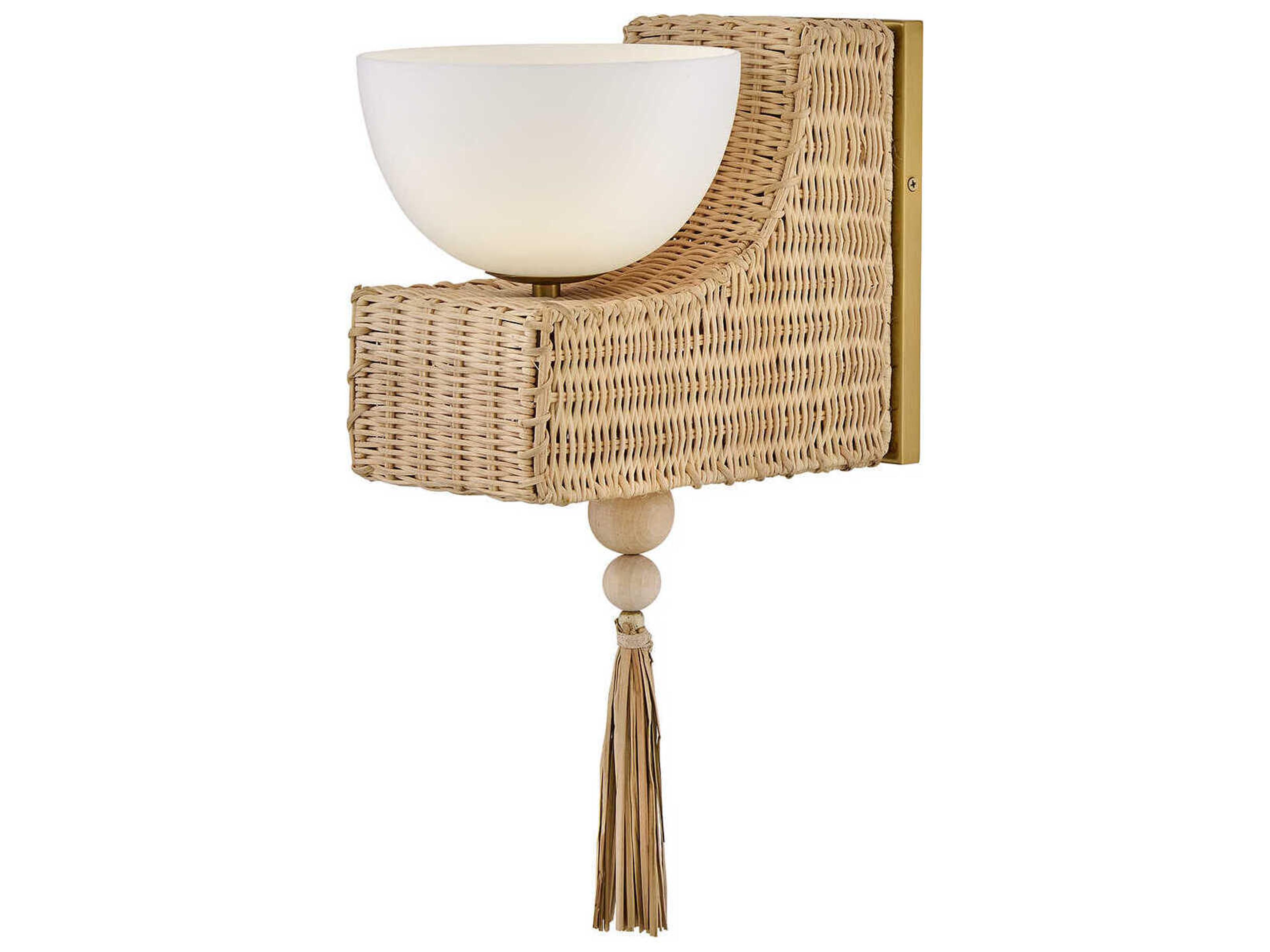 Thalia 1-Light Lacquered Brass Wall Sconce