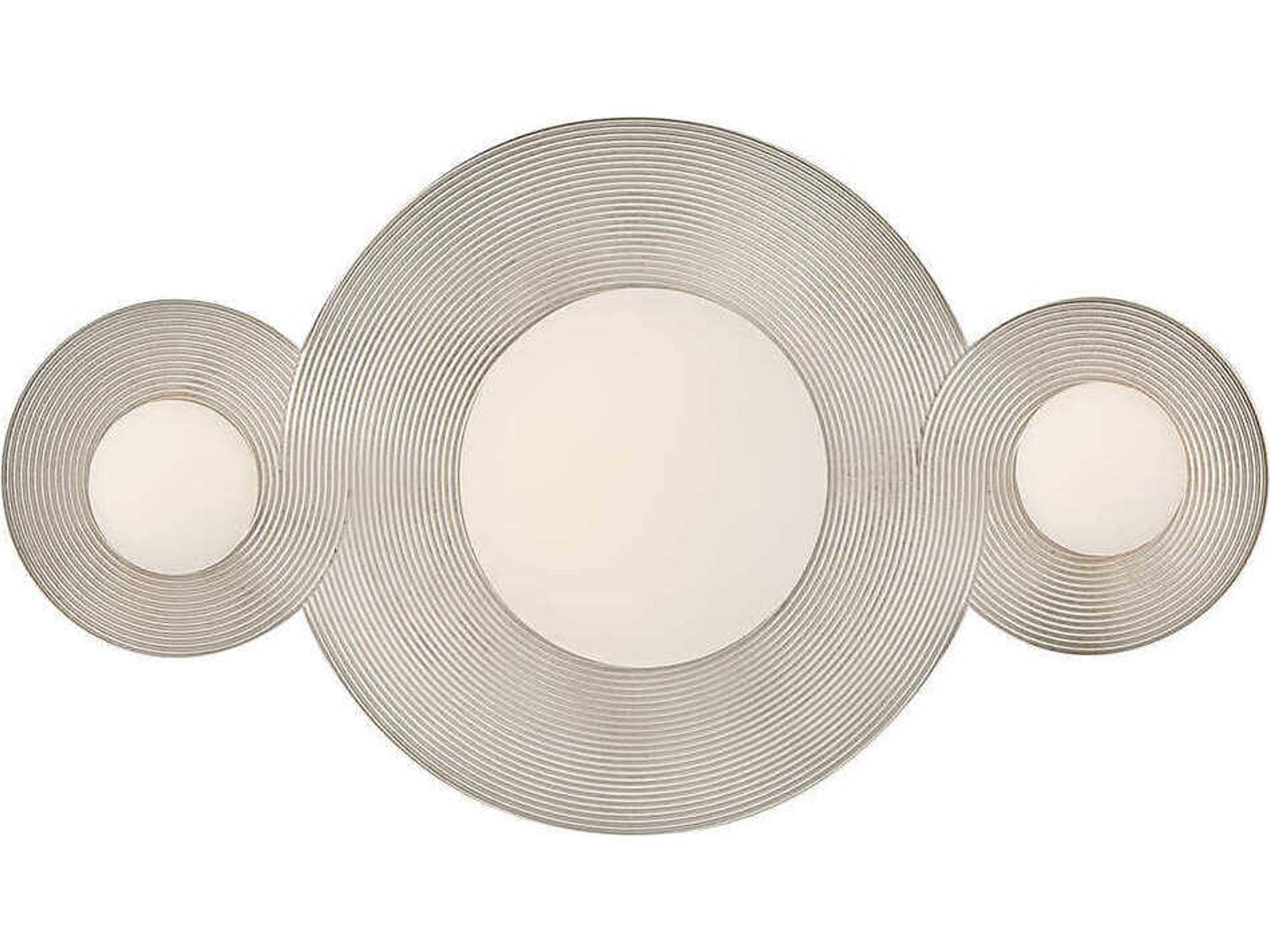 Rhea Polished Nickel Vanity Light