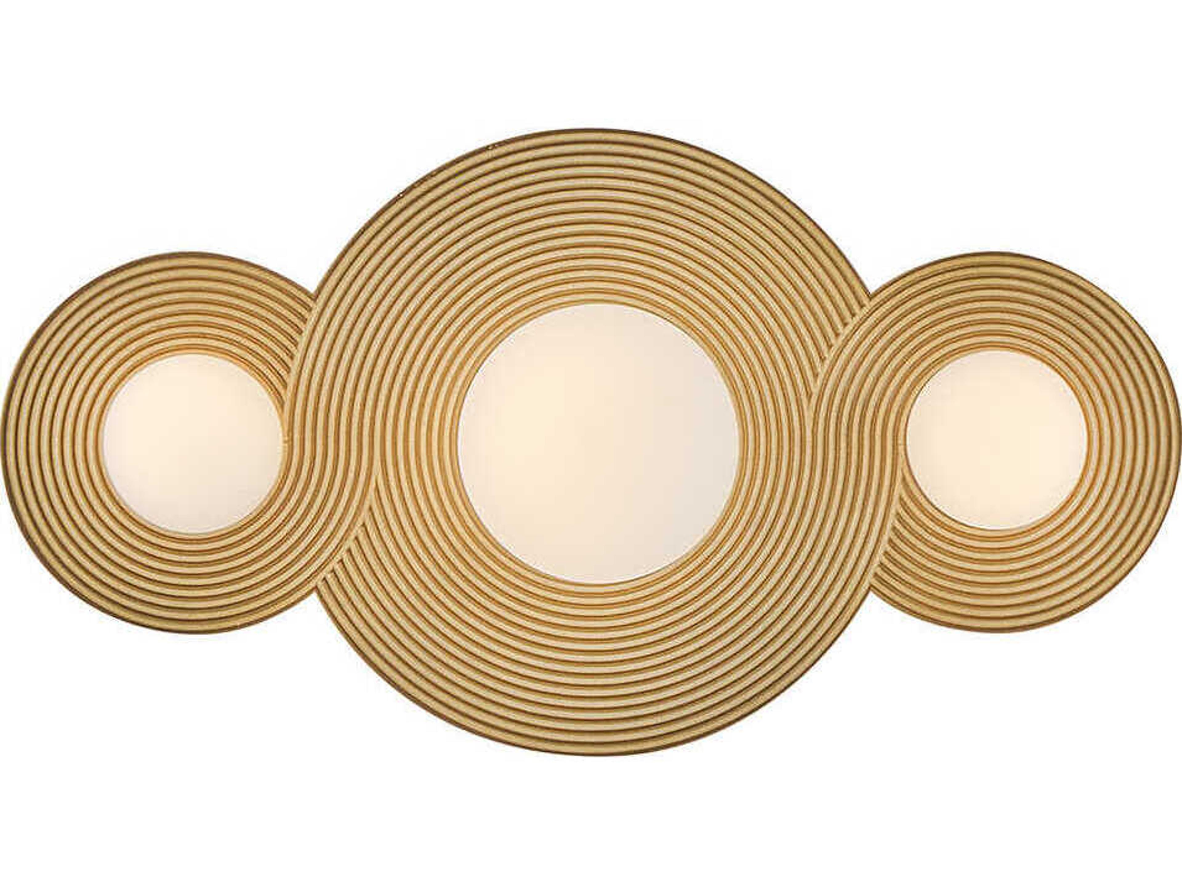 Rhea Heritage Brass Vanity Light
