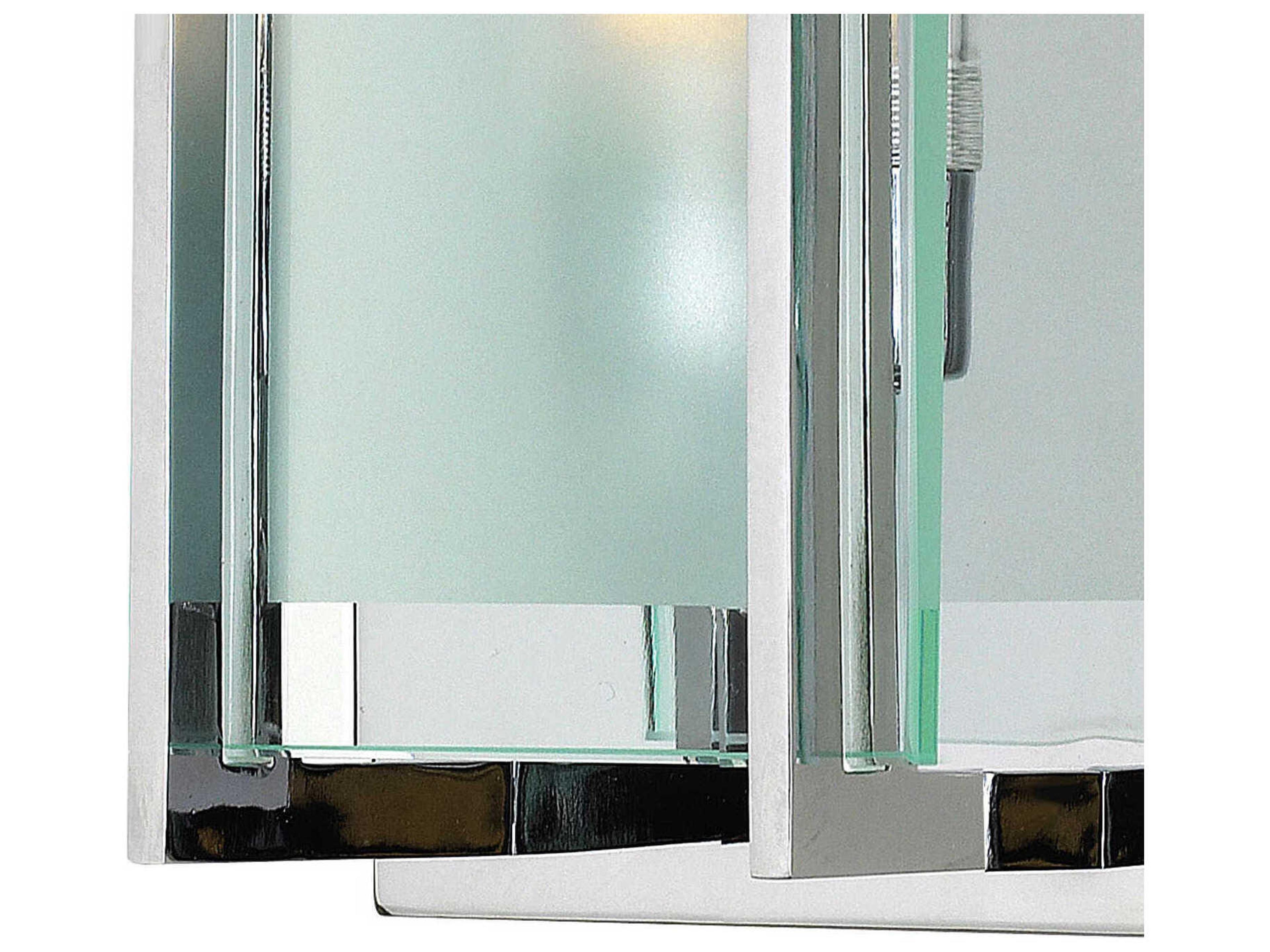 Hinkley Latitude 1-Light Chrome Glass Wall Sconce
