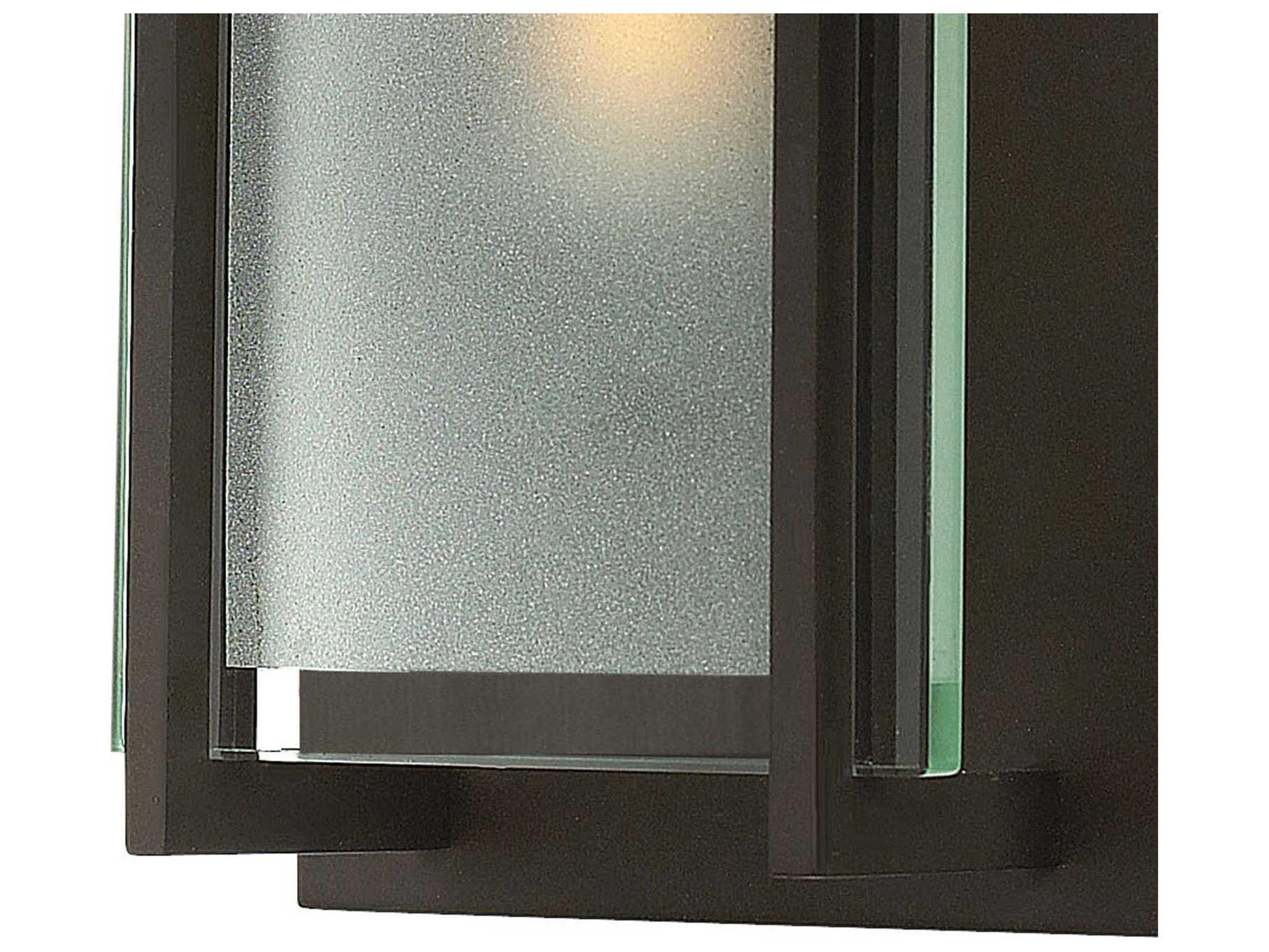 Hinkley Latitude 1-Light Oil Rubbed Bronze Glass Wall Sconce