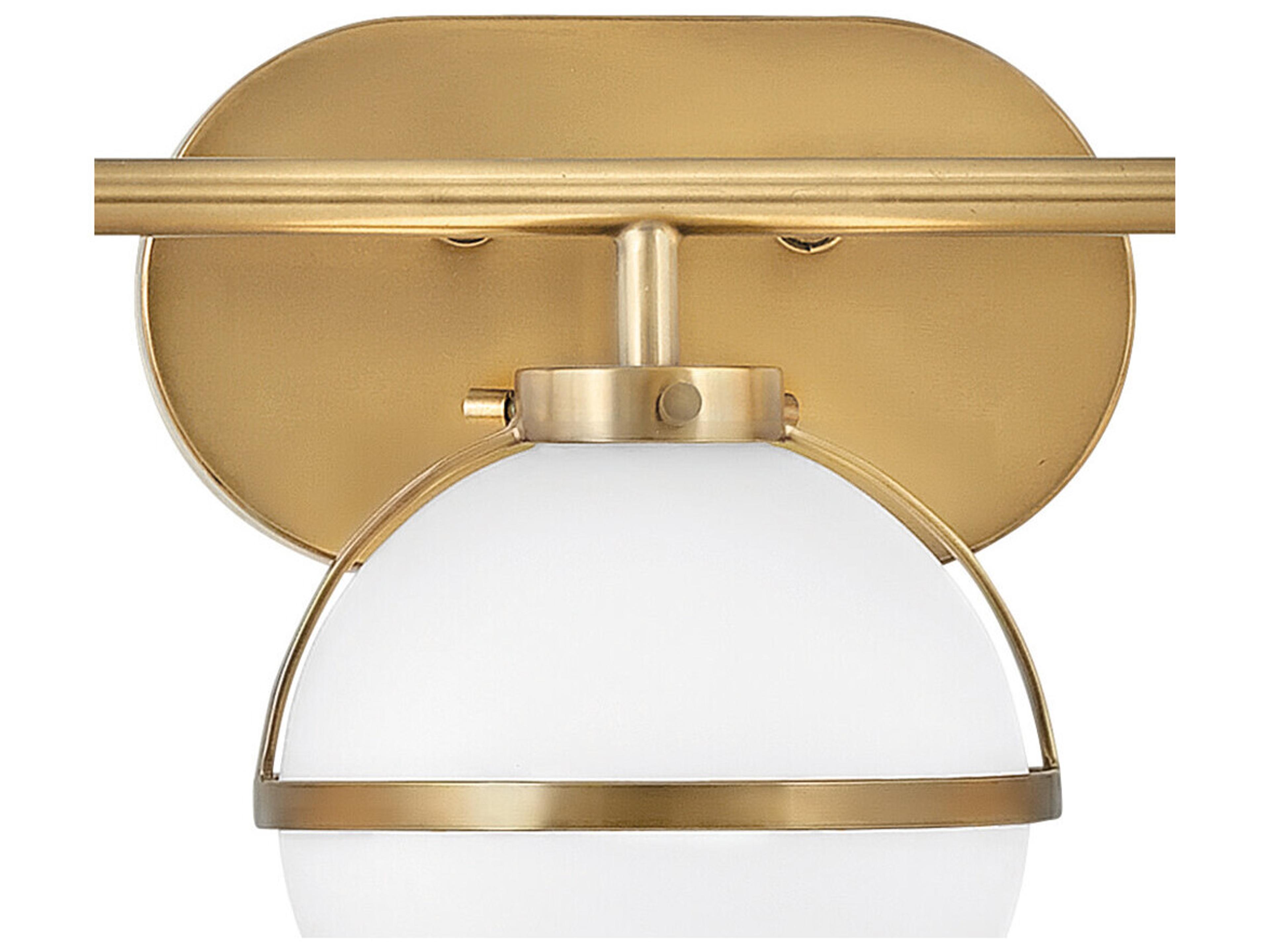 Hinkley Hollis 3-Light Heritage Brass LED Vanity Light