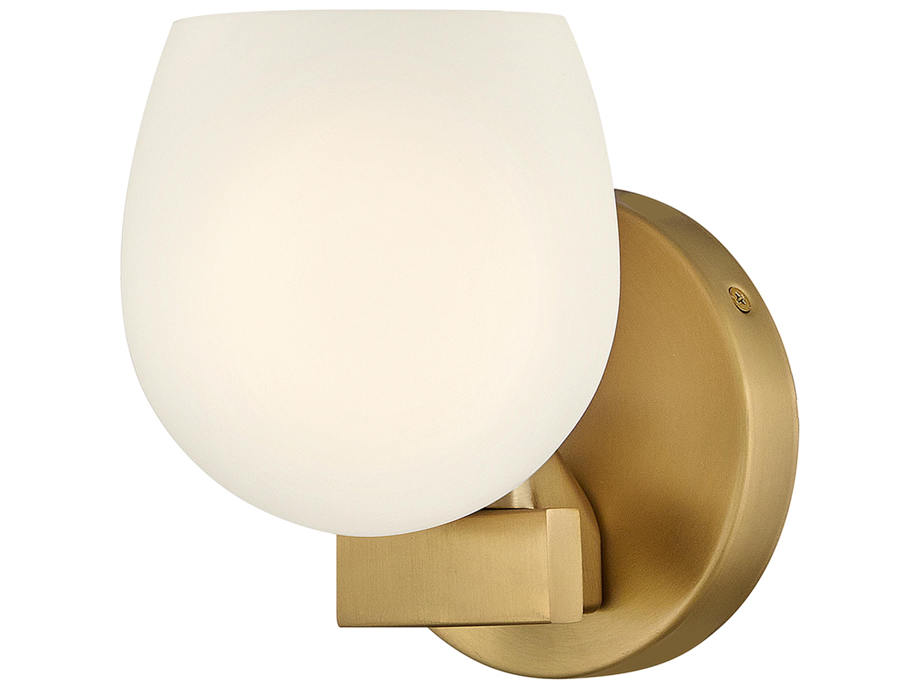 Mae 1-Light Lacquered Brass Wall Sconce