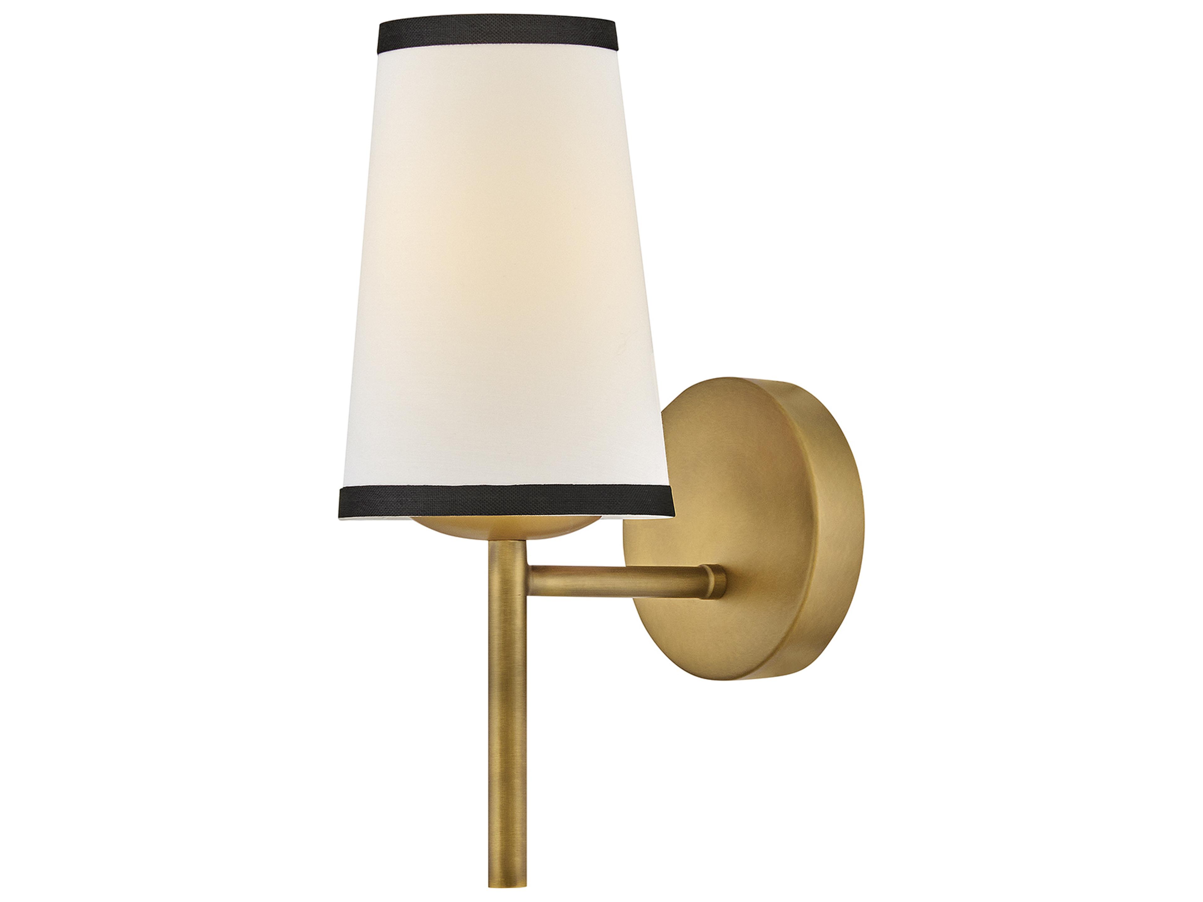 Sonia 1-Light Lacquered Brass Wall Sconce