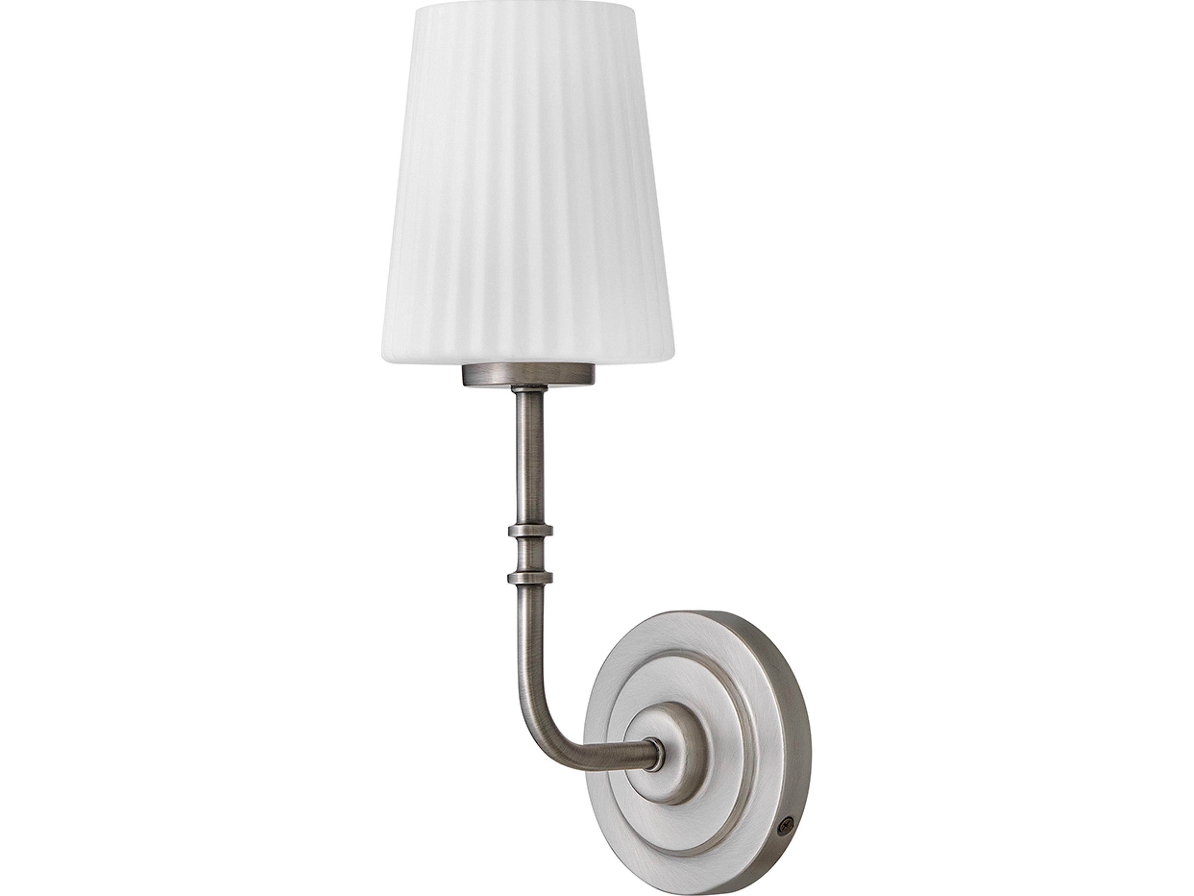 Mckenna McKenna 1-Light Antique Nickel Wall Sconce