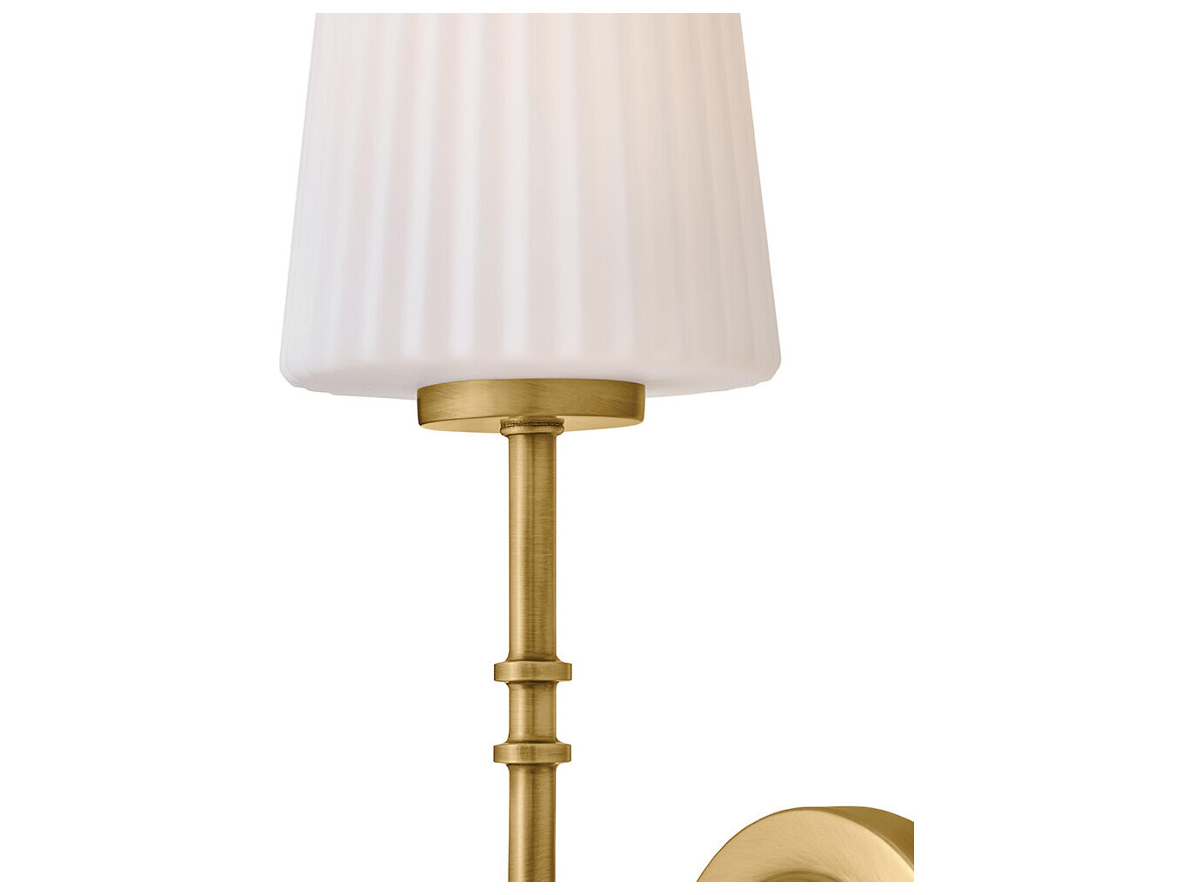 Hinkley Mckenna McKenna 1-Light Lacquered Brass Wall Sconce