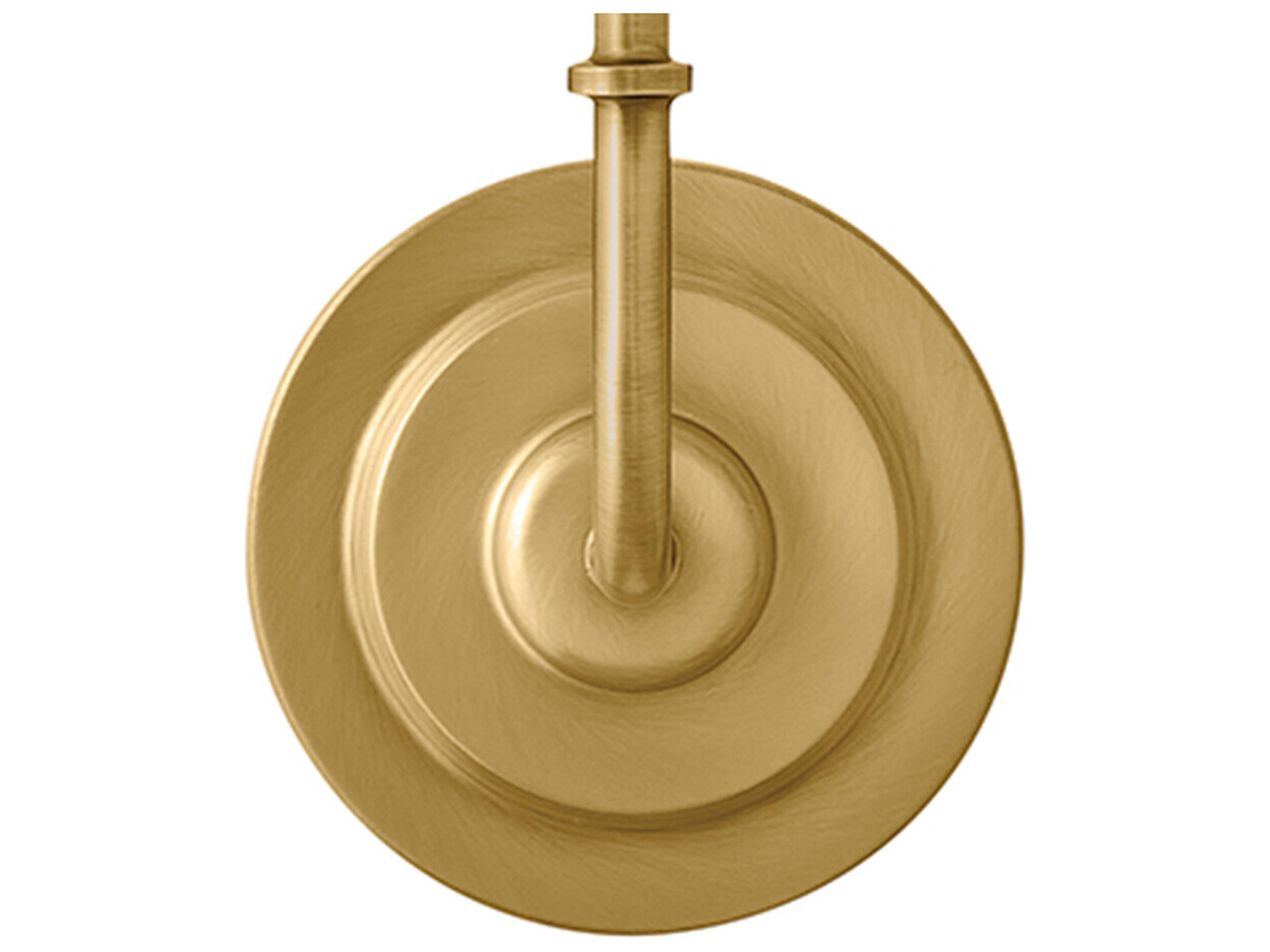 Hinkley Mckenna McKenna 1-Light Lacquered Brass Wall Sconce