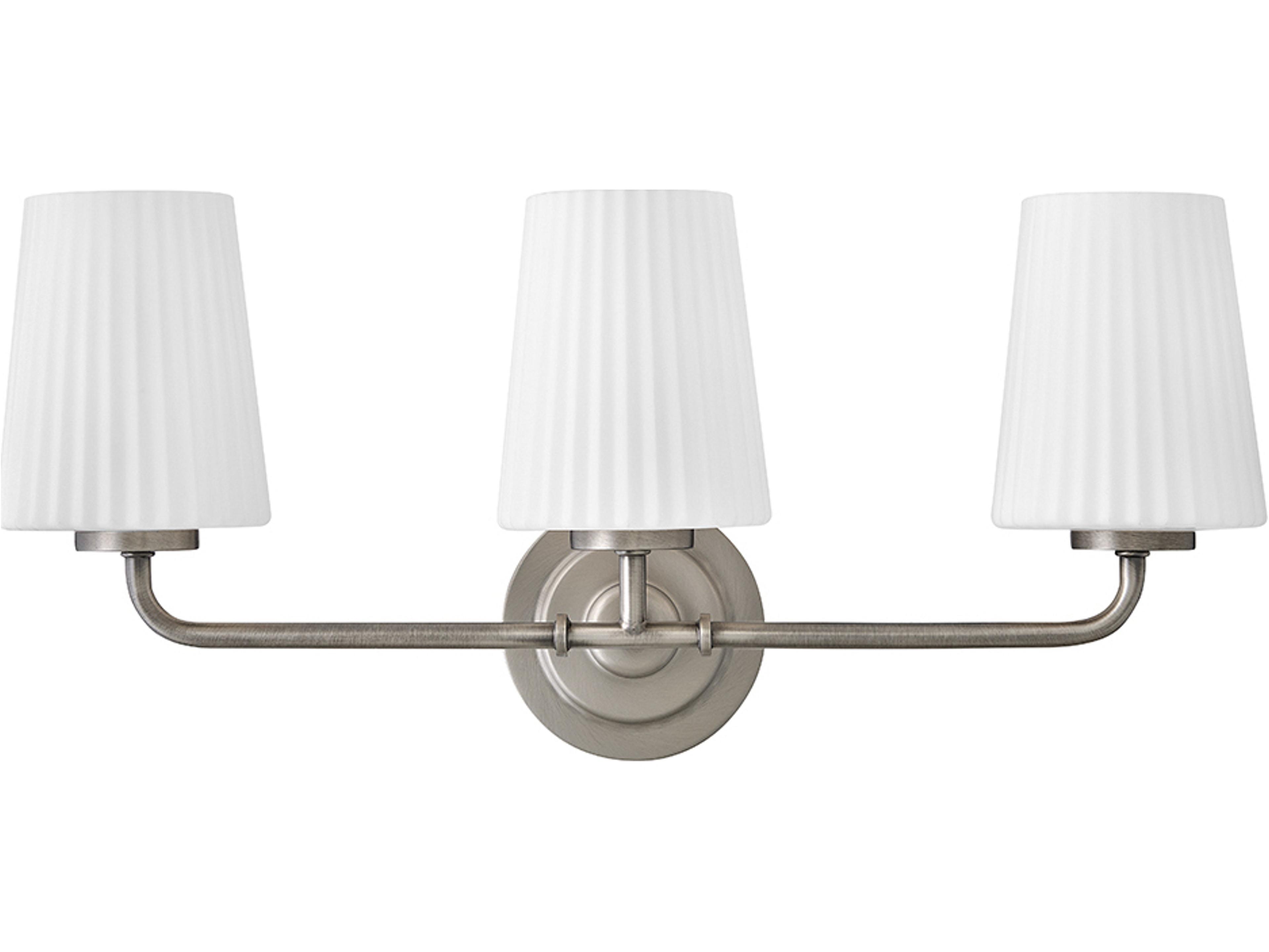 Mckenna McKenna 3-Light Antique Nickel Vanity Light