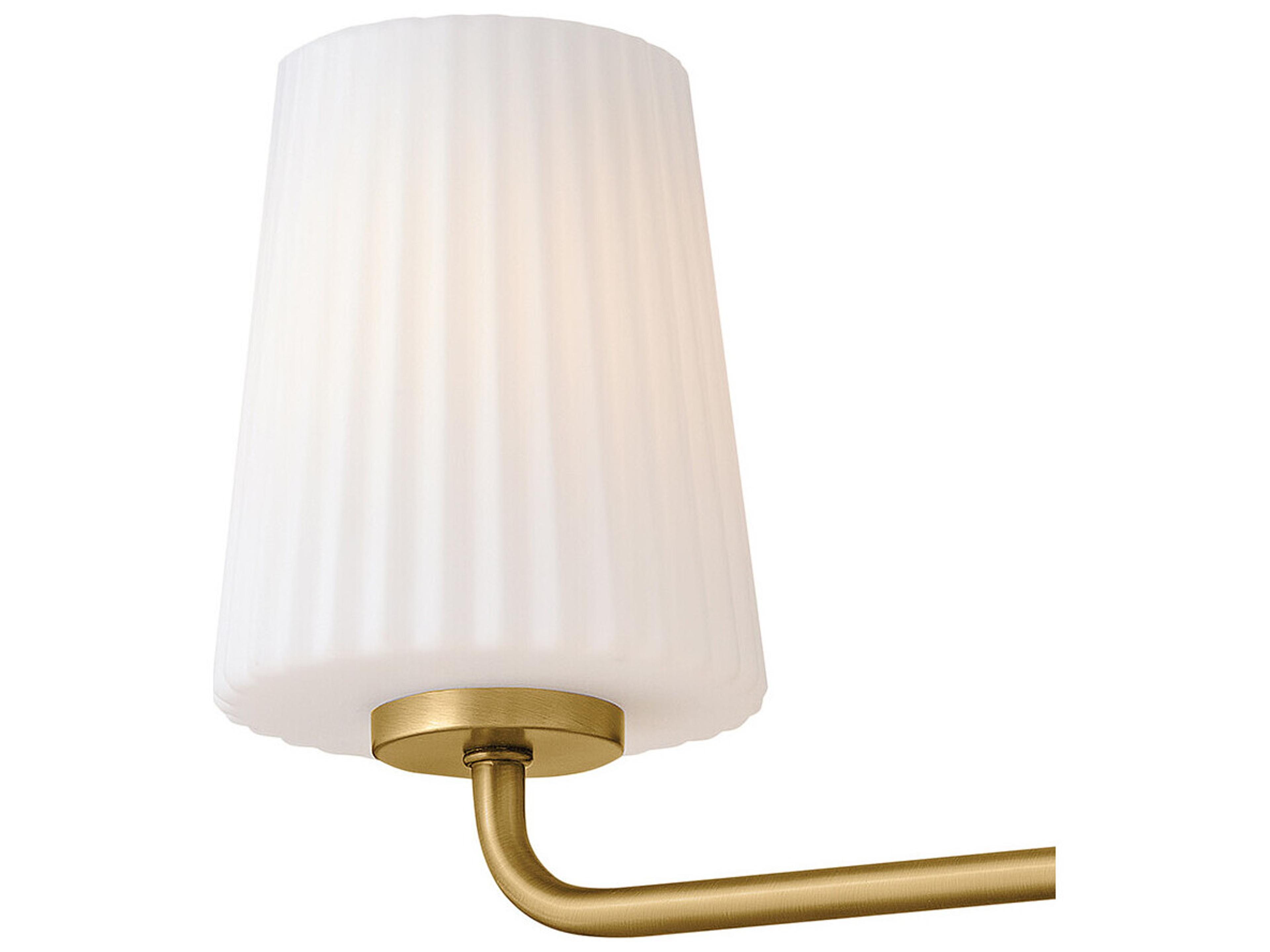 Hinkley Mckenna McKenna 3-Light Lacquered Brass Vanity Light