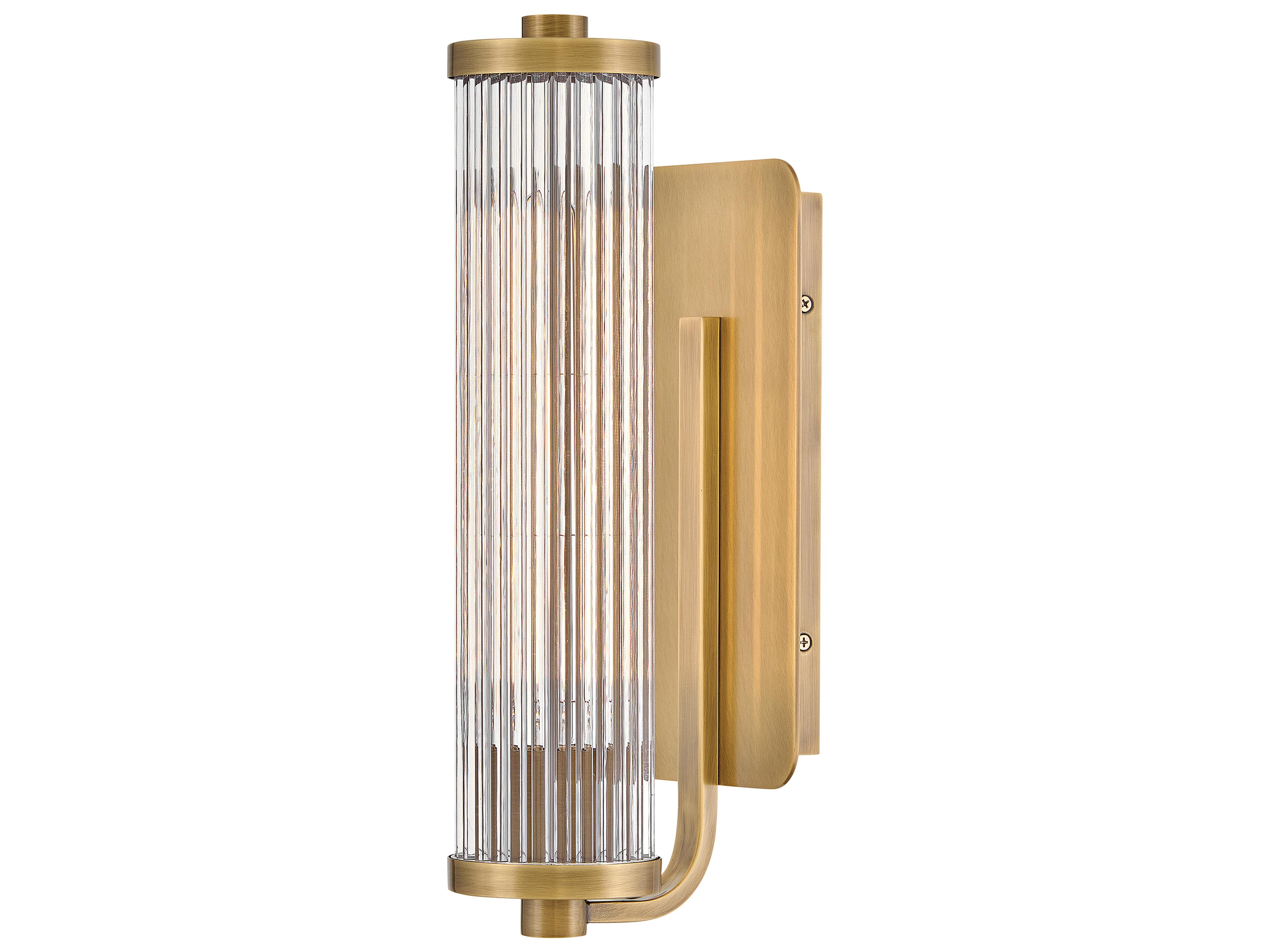 Ellery 1-Light Heritage Brass Wall Sconce