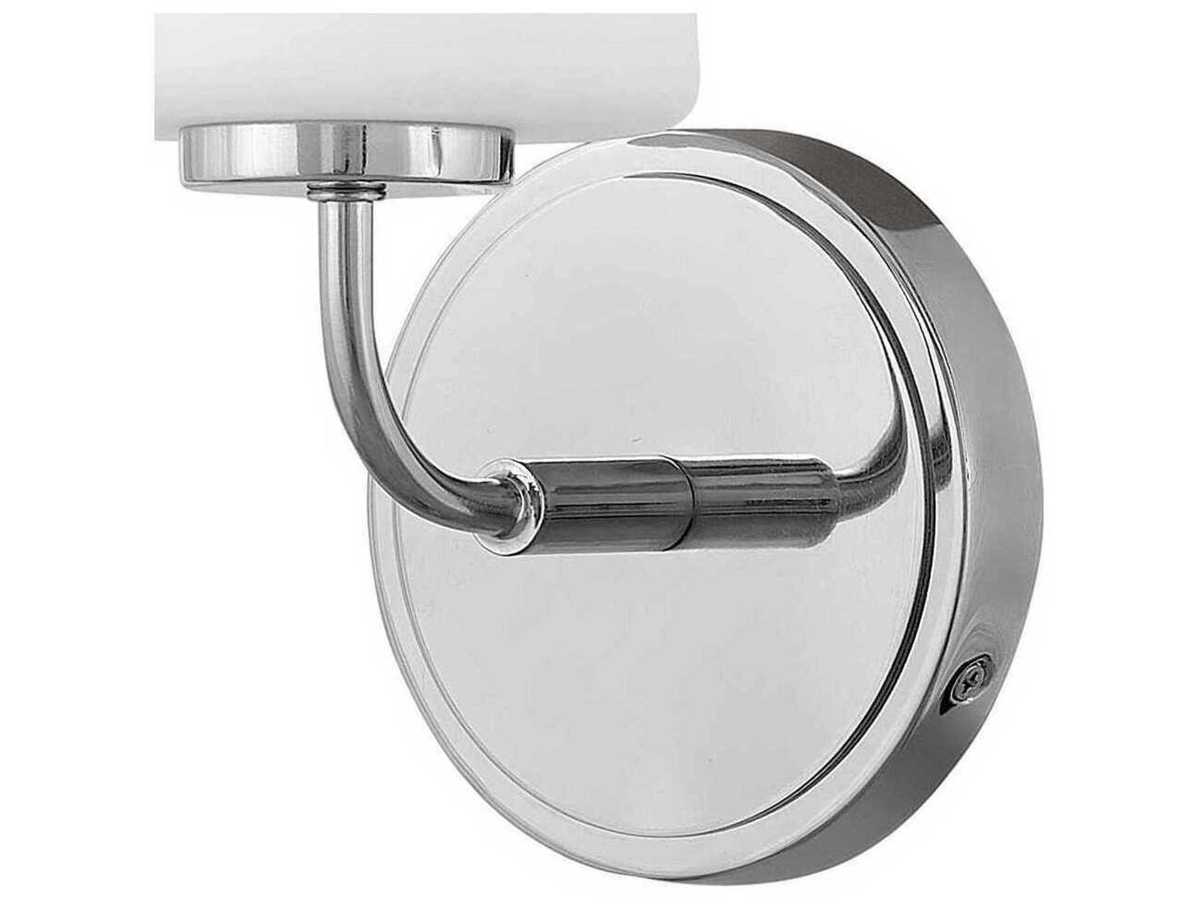 Hinkley Kline 1-Light Chrome Glass Wall Sconce
