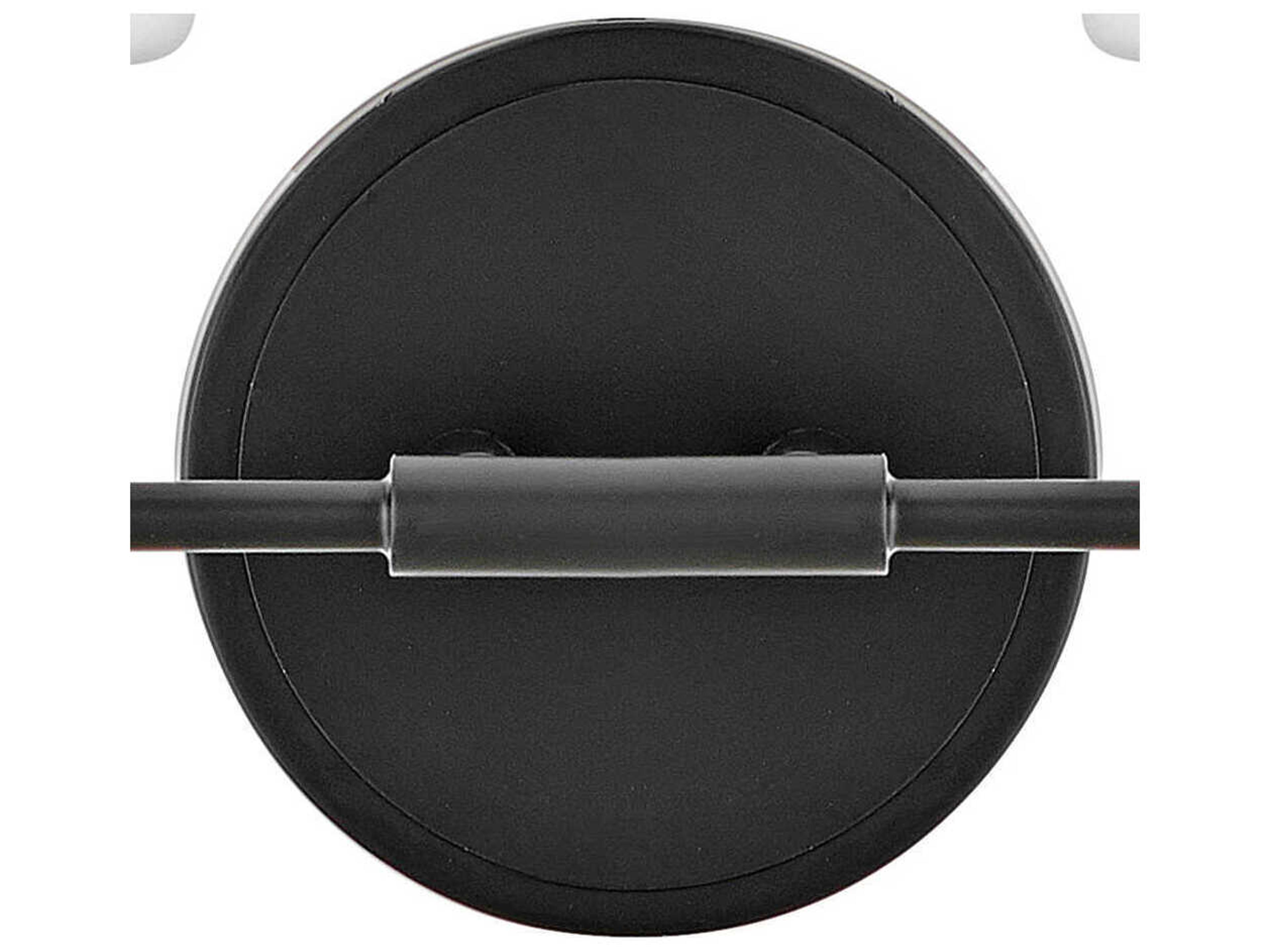 Hinkley Kline 4-Light Black Glass Vanity Light