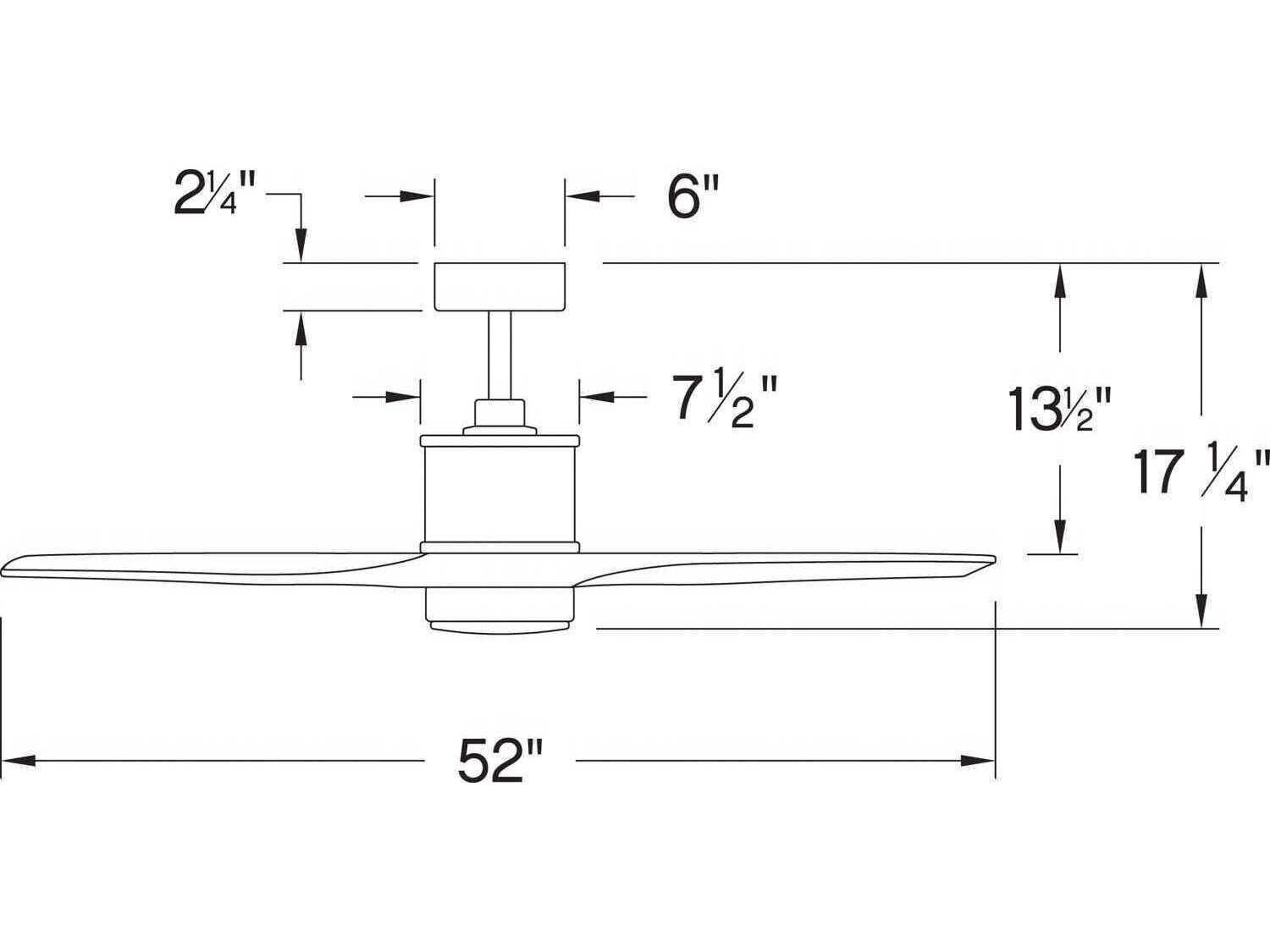 Hinkley Hover 52" LED Ceiling Fan