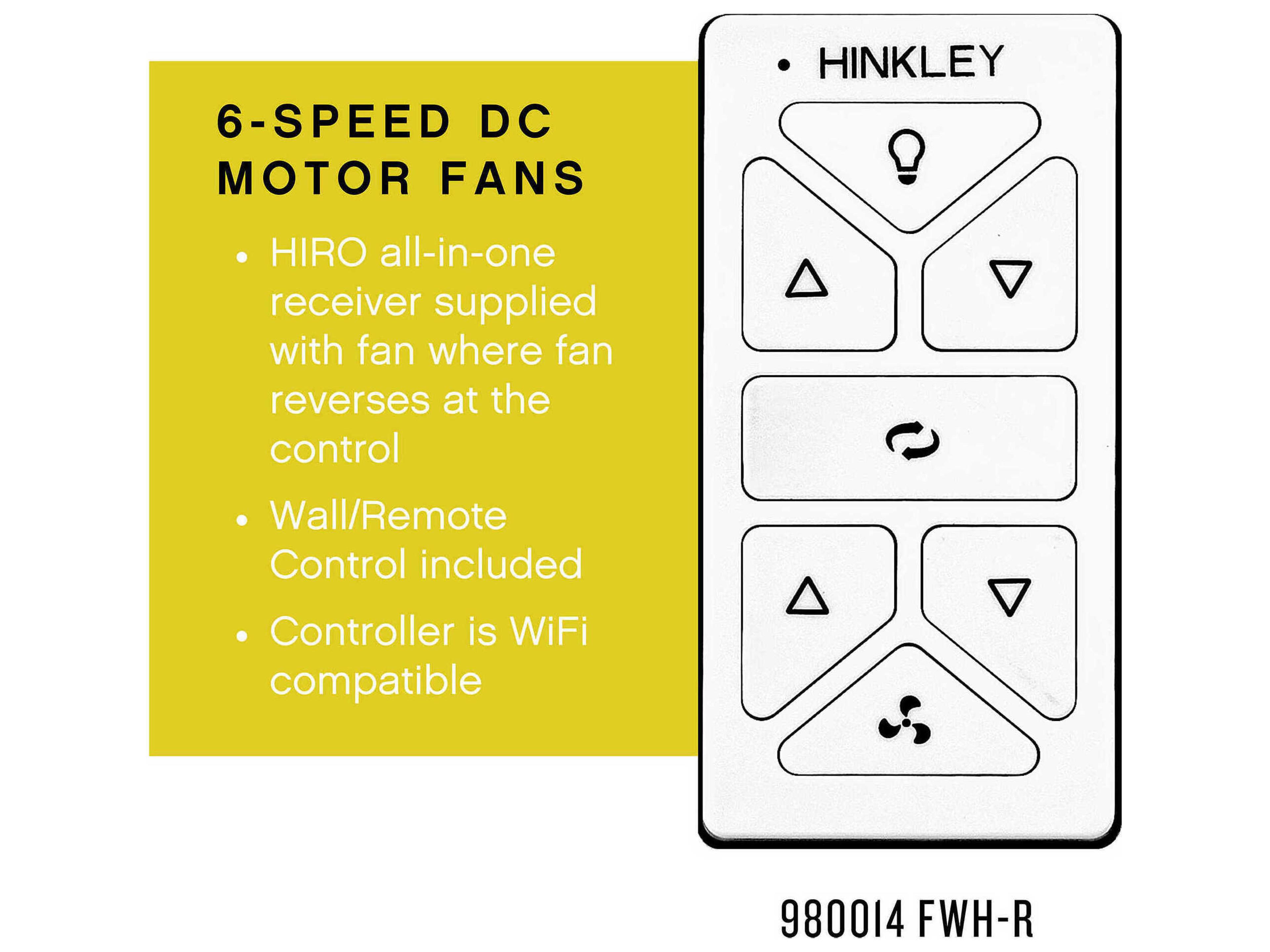 Hinkley Hover Flush 52" LED Ceiling Fan