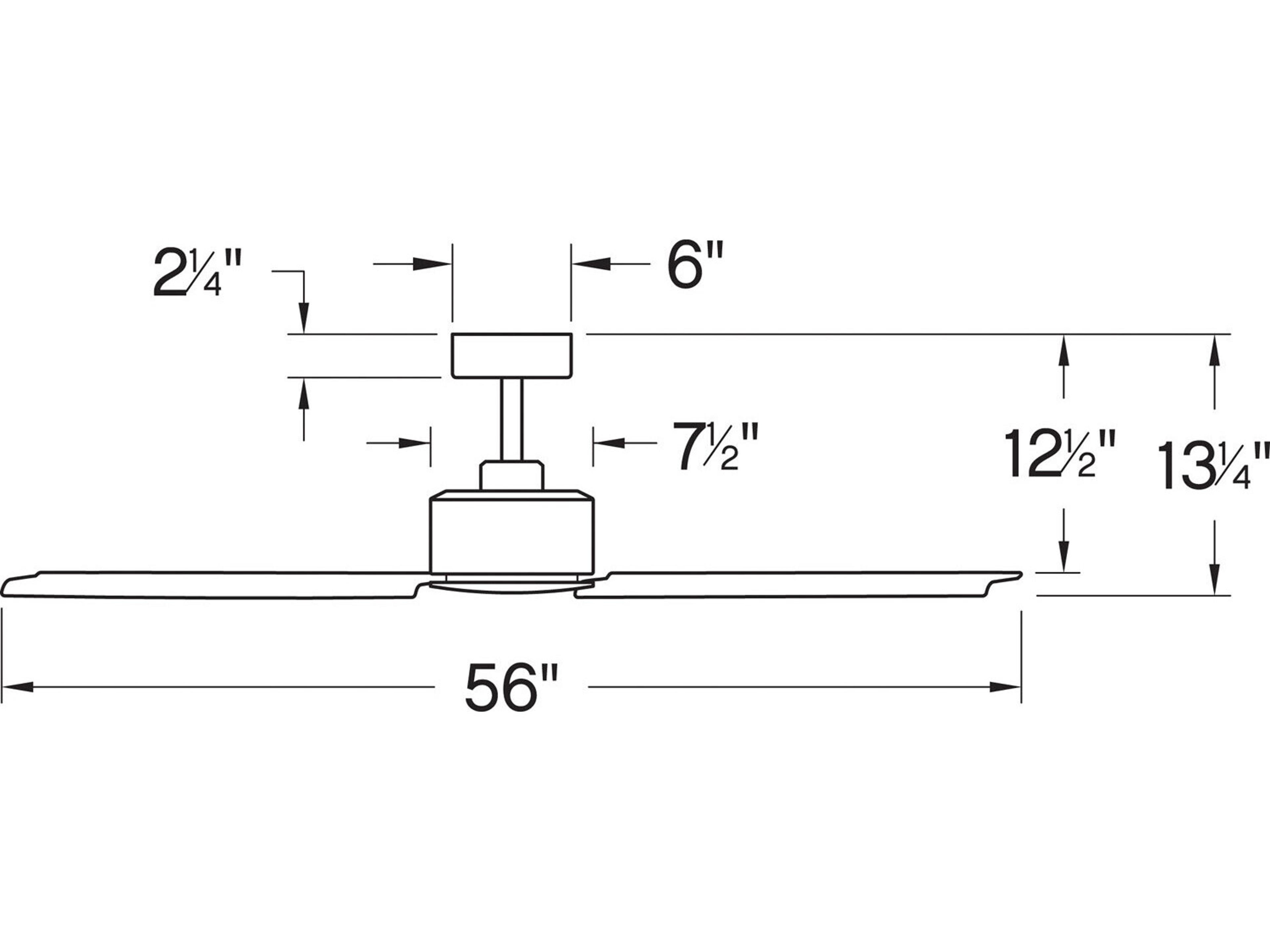 Hinkley Indy 56" Ceiling Fan