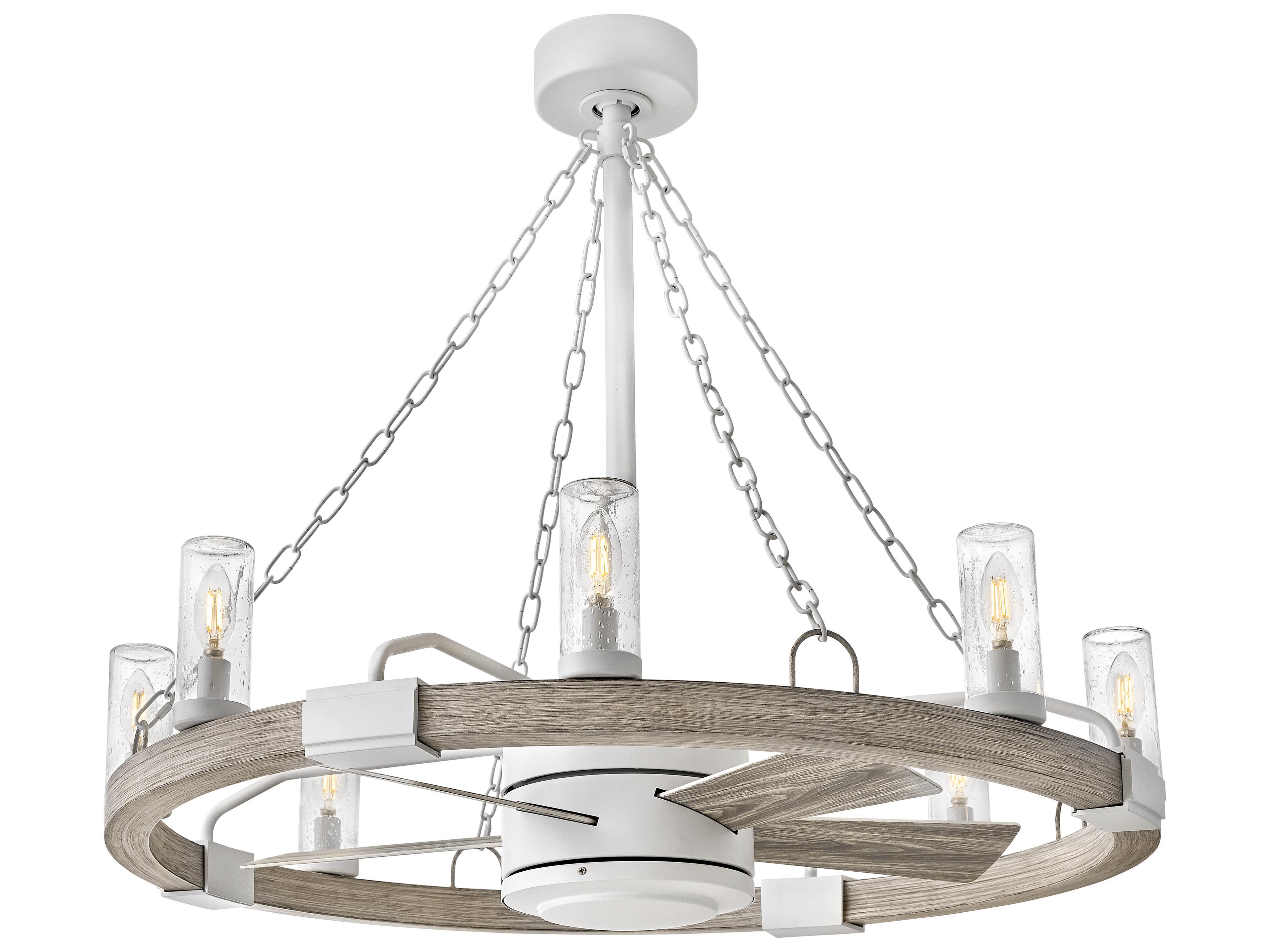 Hinkley Sawyer 36" 8-Light Outdoor Ceiling Fan