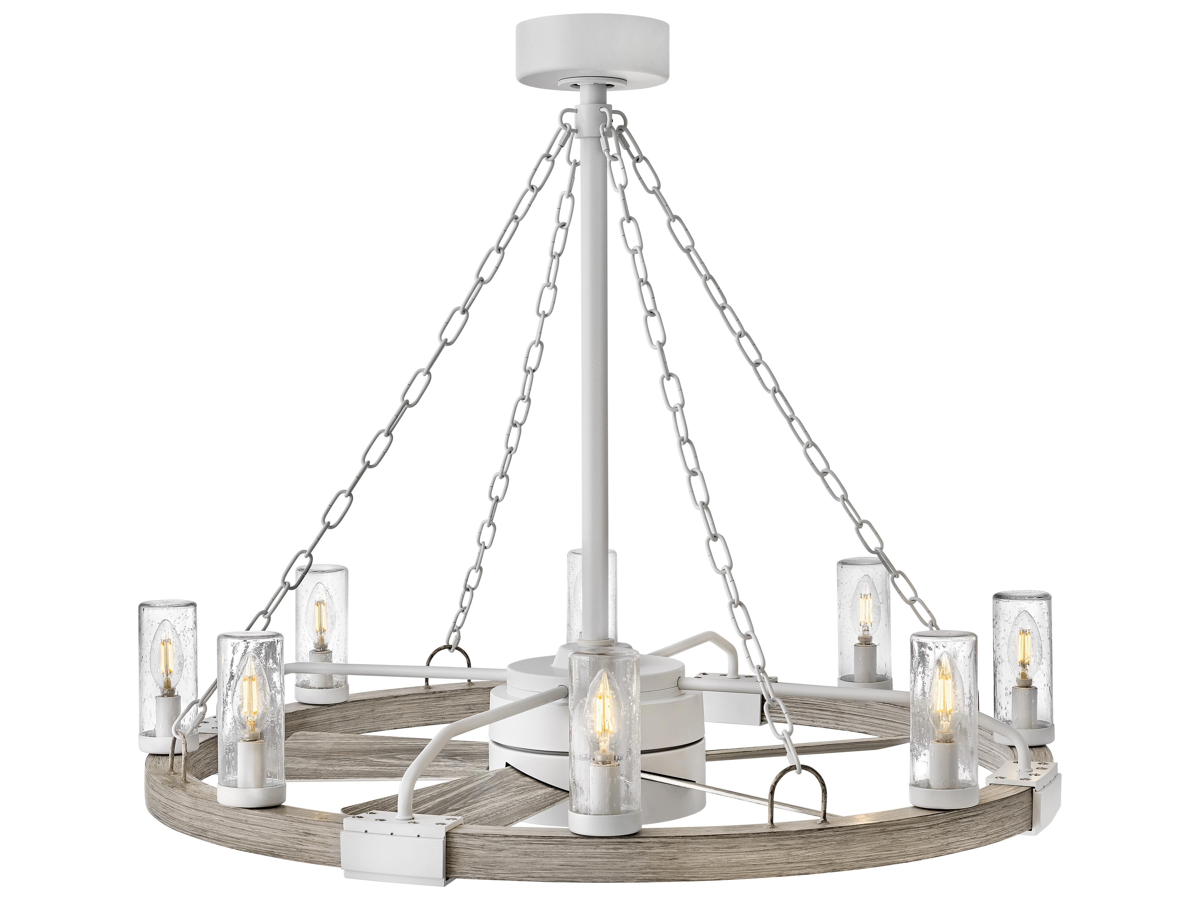 Hinkley Sawyer 36" 8-Light Outdoor Ceiling Fan