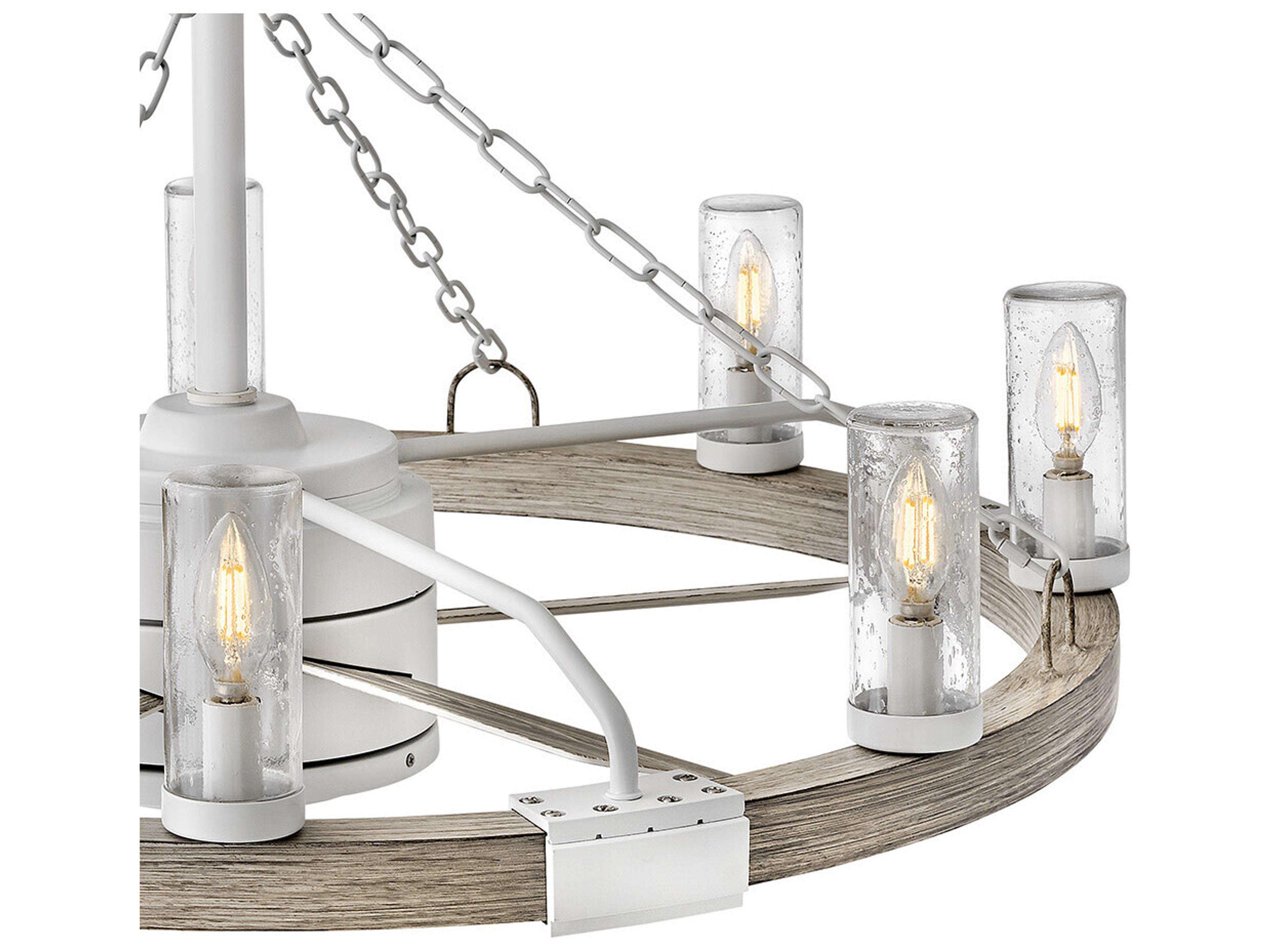 Hinkley Sawyer 36" 8-Light Outdoor Ceiling Fan